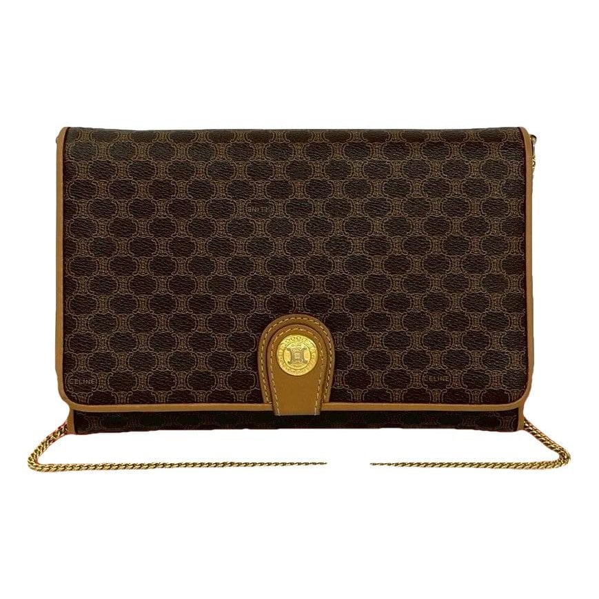 Triomphe leather handbag