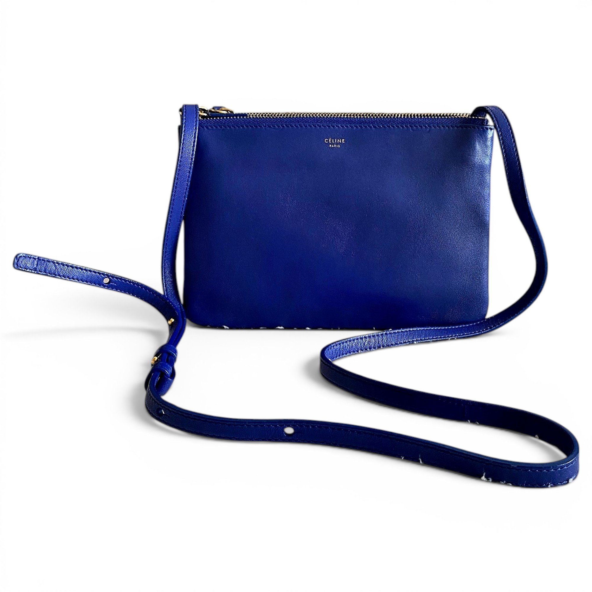 Trio leather crossbody bag