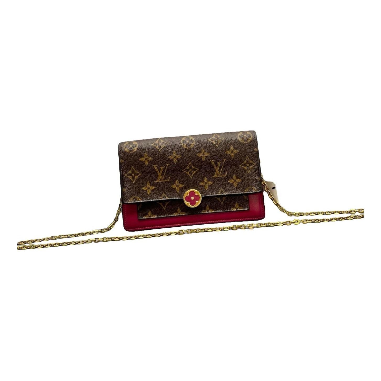 Flore chain leather handbag