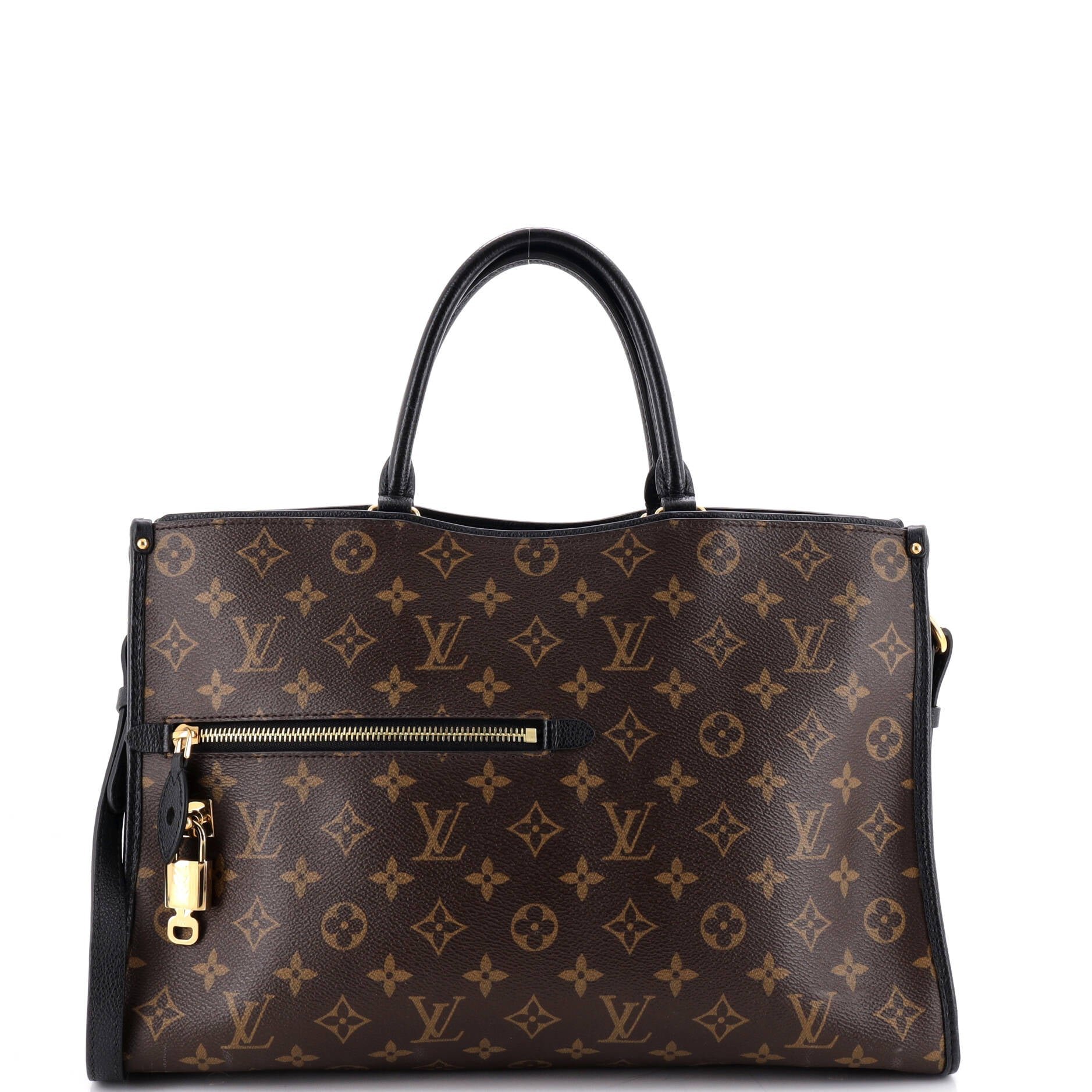 Popincourt NM Handbag Monogram Canvas with Leather MM