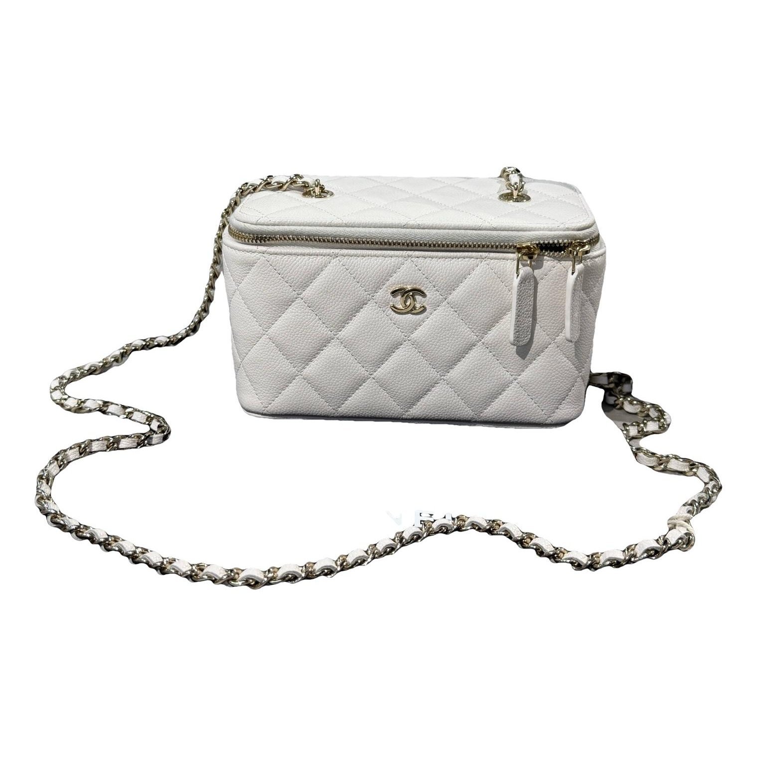 Trendy CC Vanity leather handbag