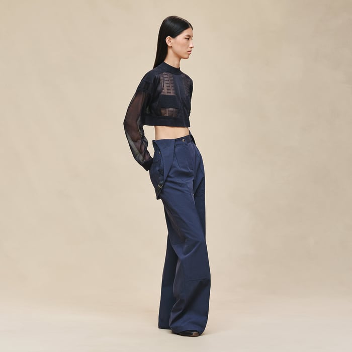 Bleu Outremer Overalls Pants