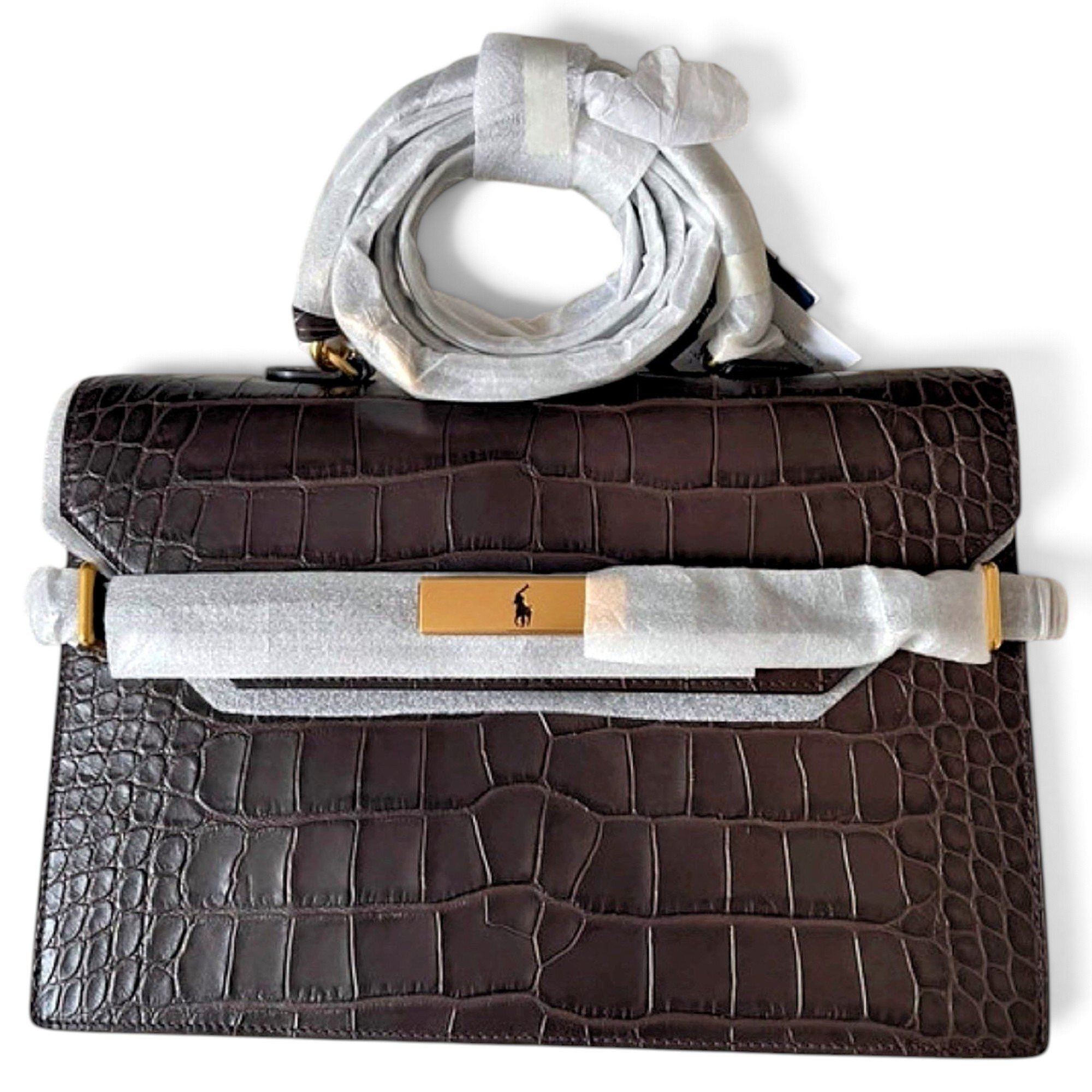 Leather satchel