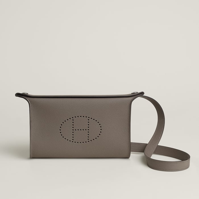 Gris Étain Hermès Videpoches Bag