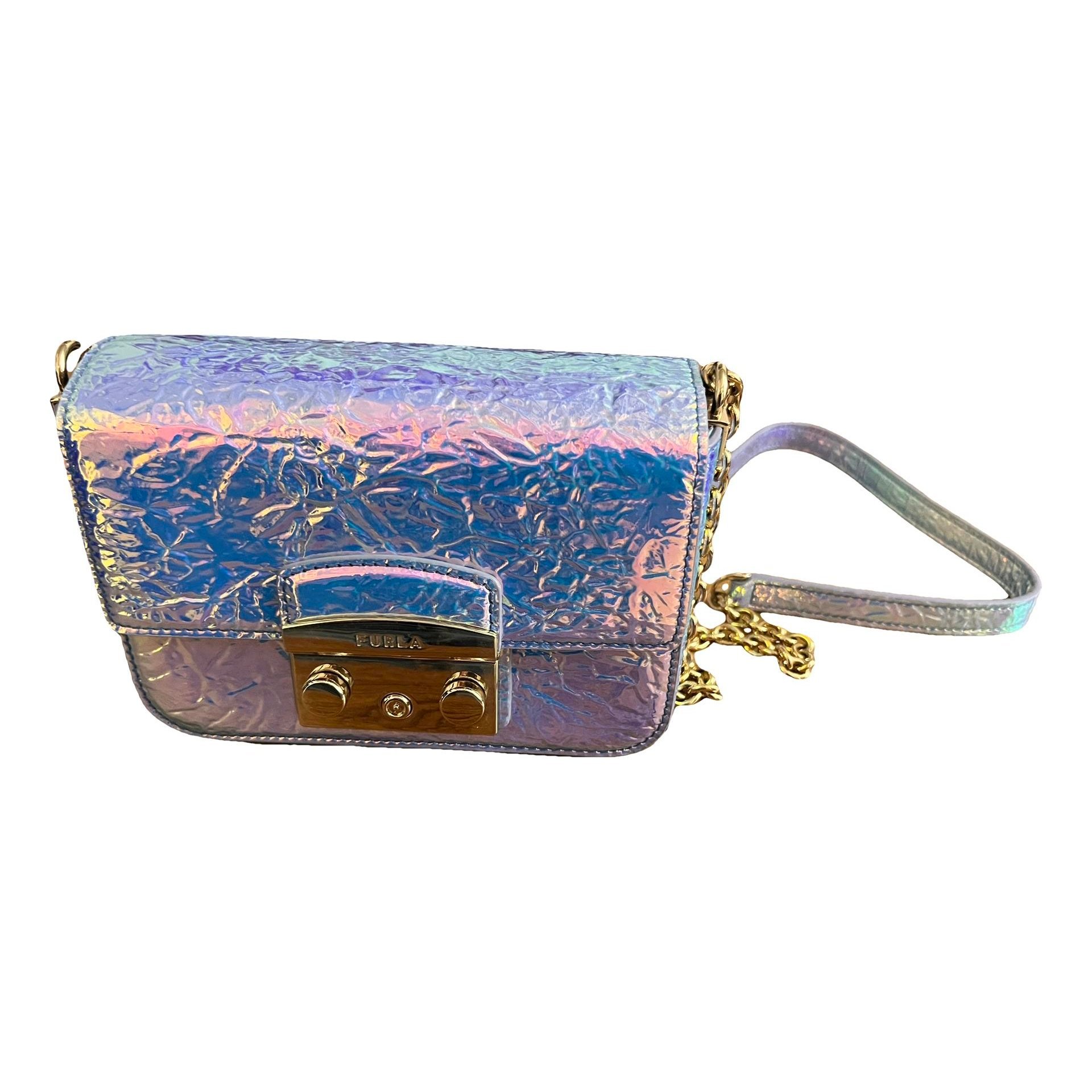 Metropolis patent leather crossbody bag