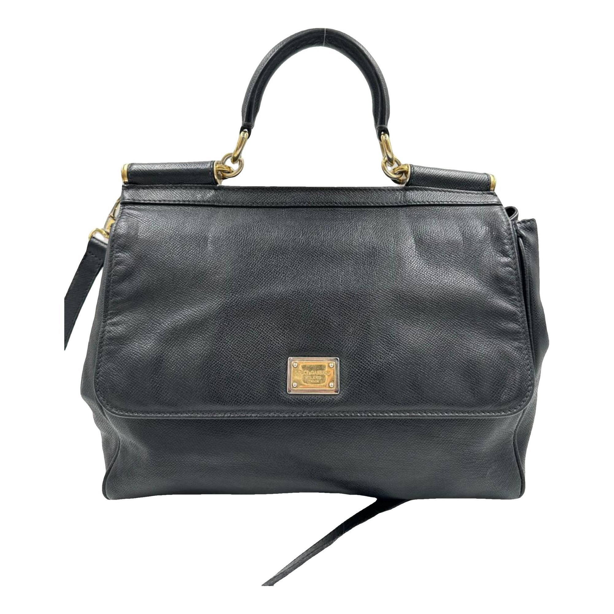 Dolce & Gabbana Sicily leather handbag