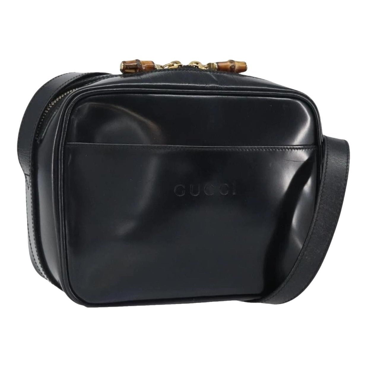 Patent leather handbag