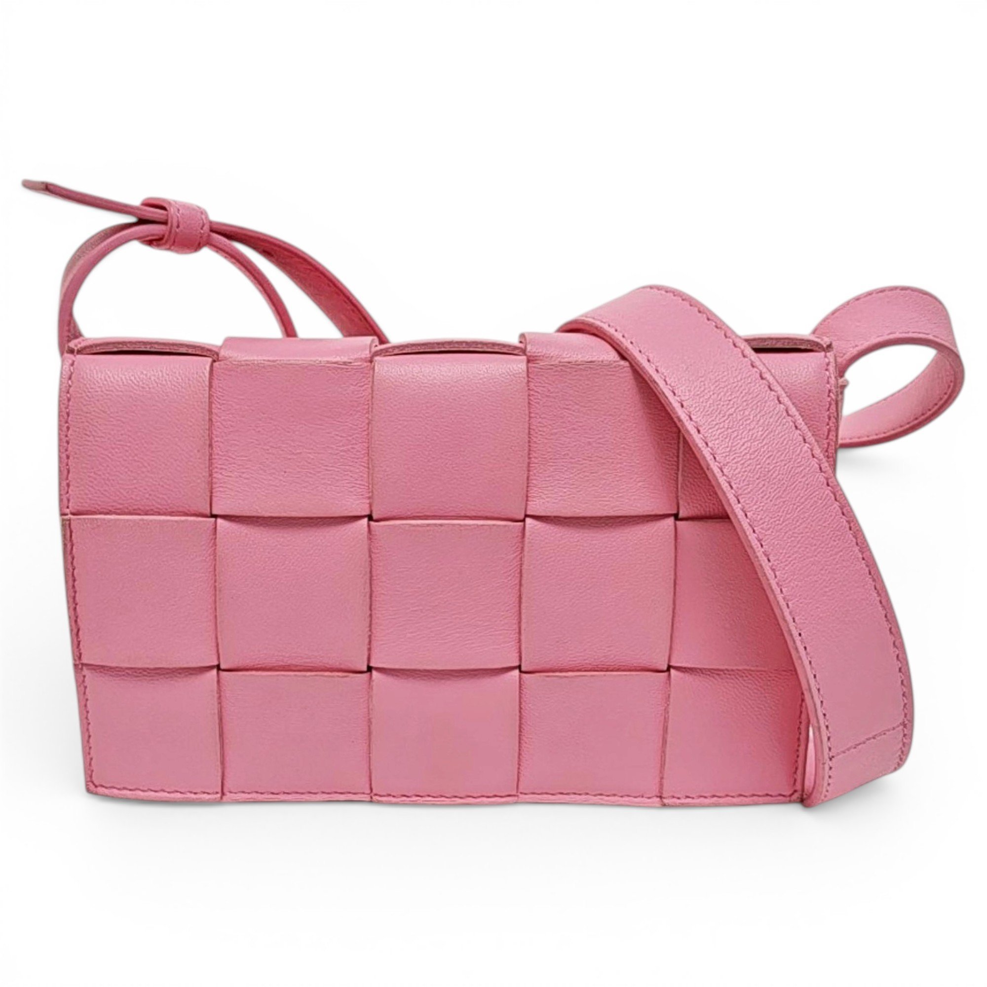 Cassette leather crossbody bag
