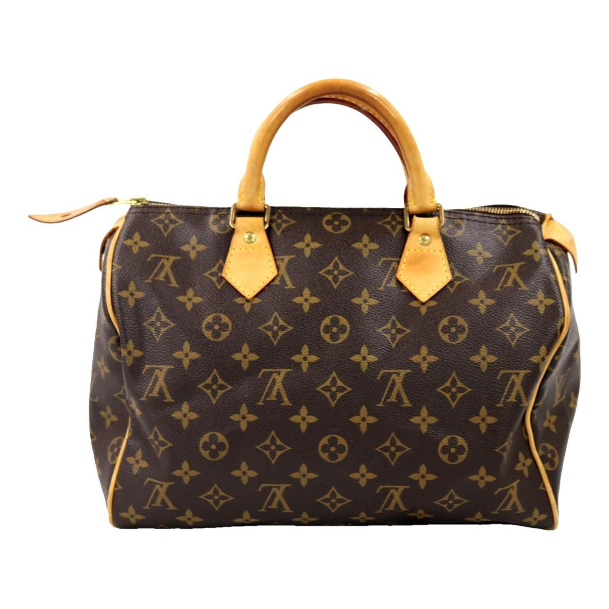 Speedy leather handbag
