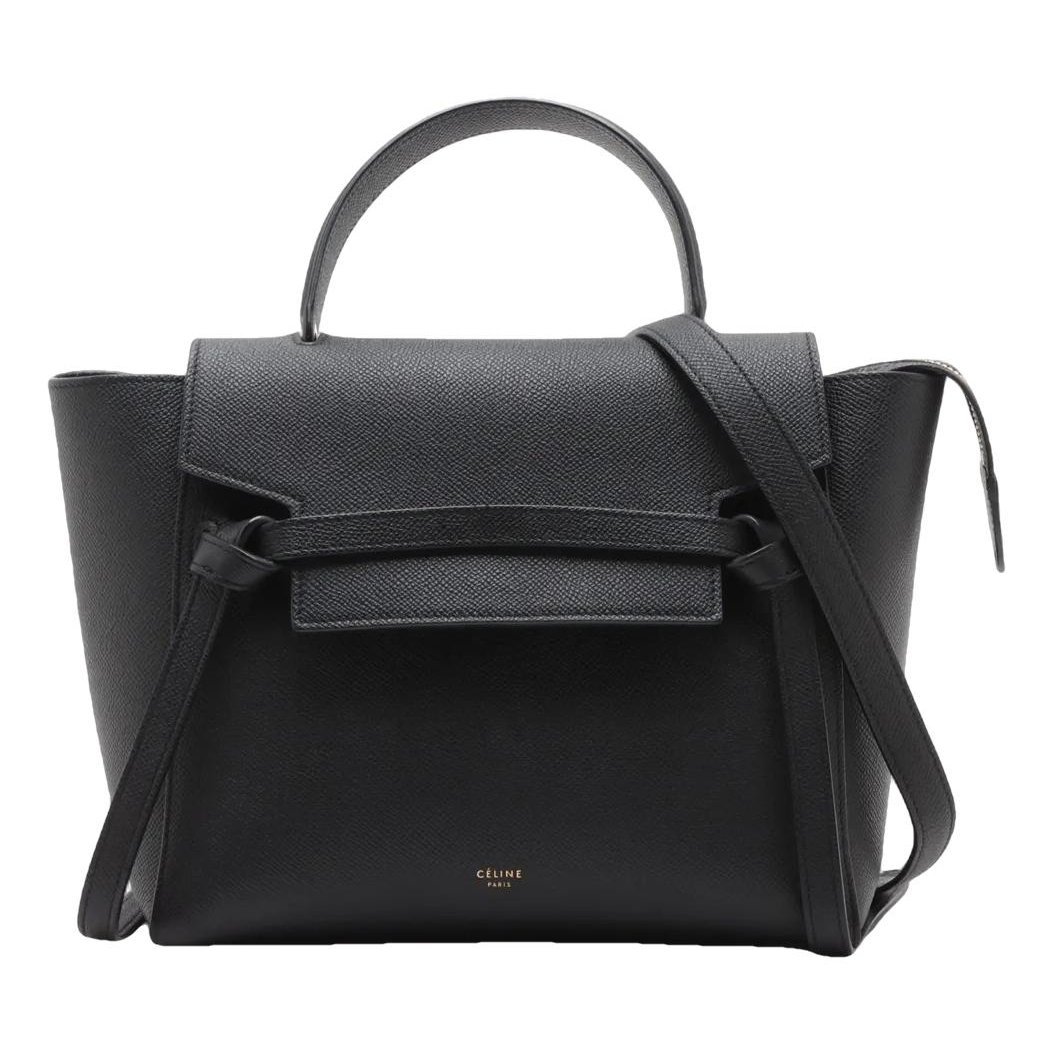 Belt leather handbag