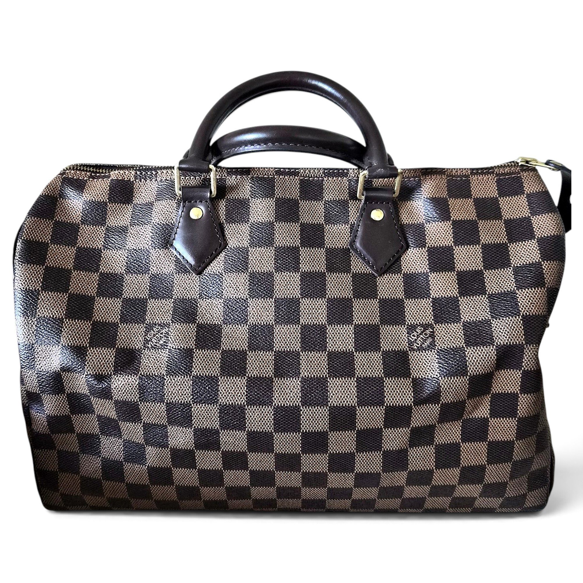 Speedy leather handbag