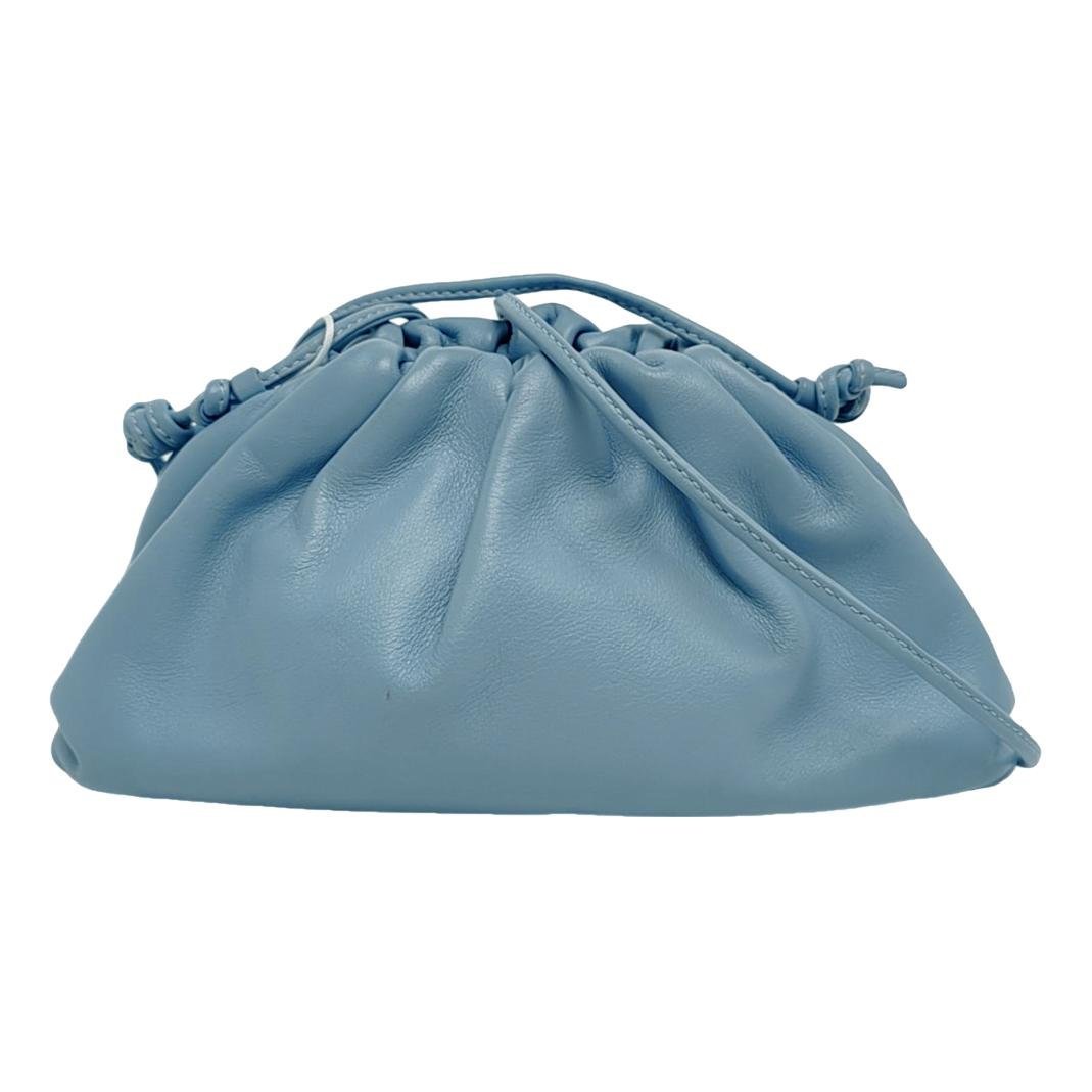 Pouch leather handbag