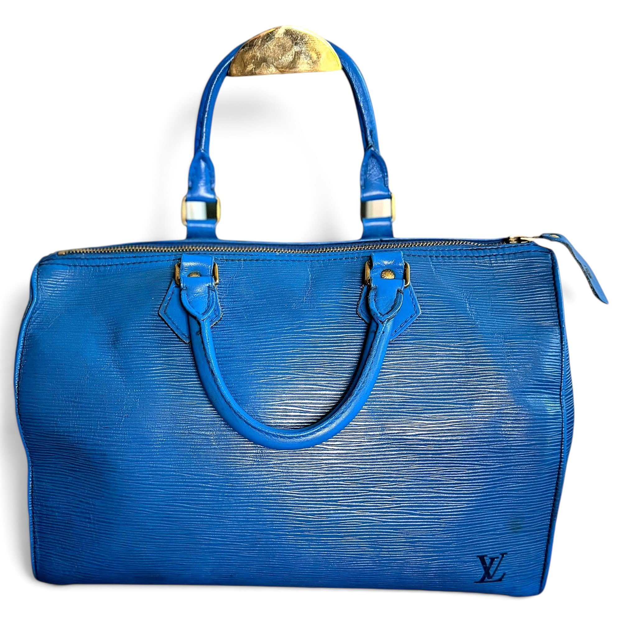 Speedy leather handbag