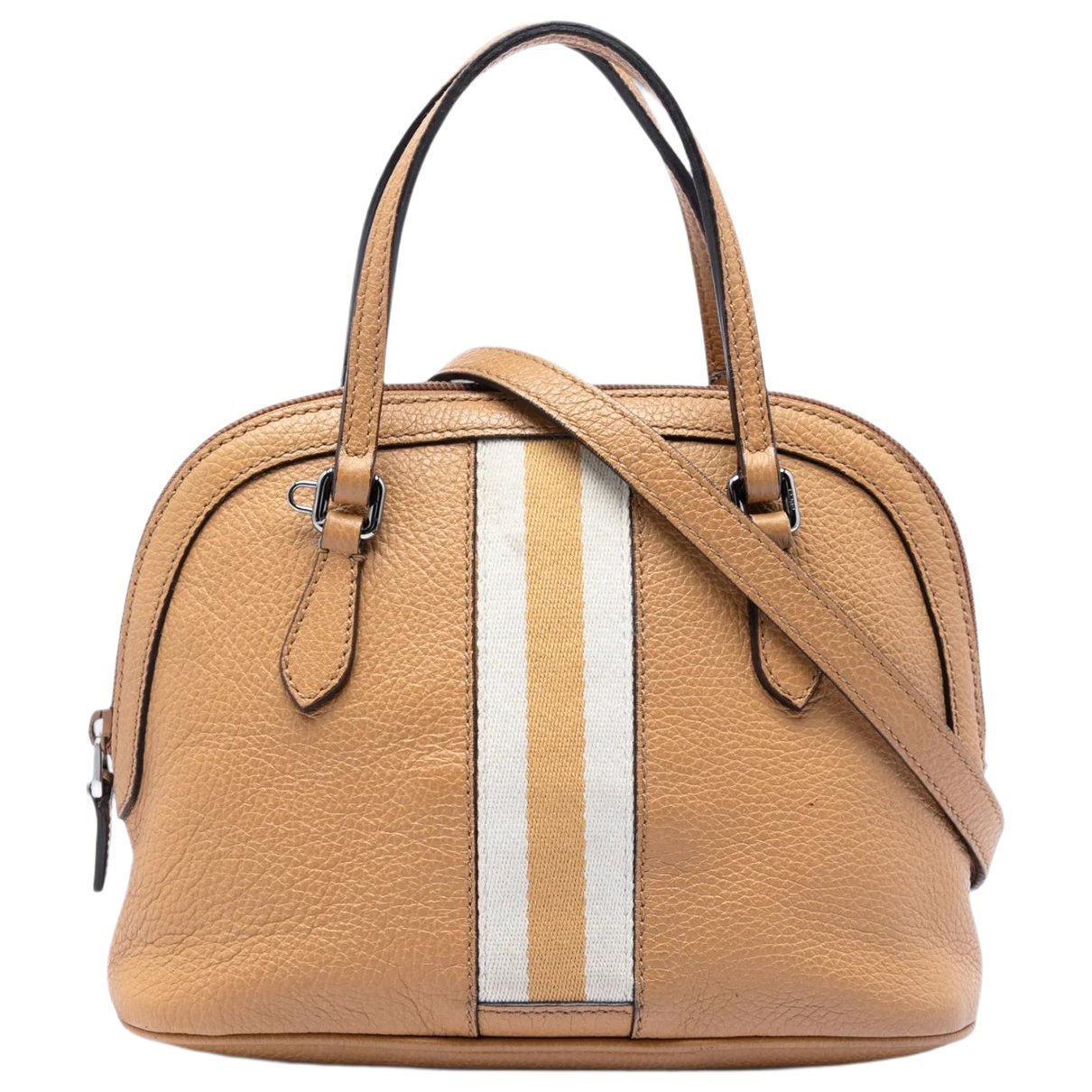 Dôme leather satchel