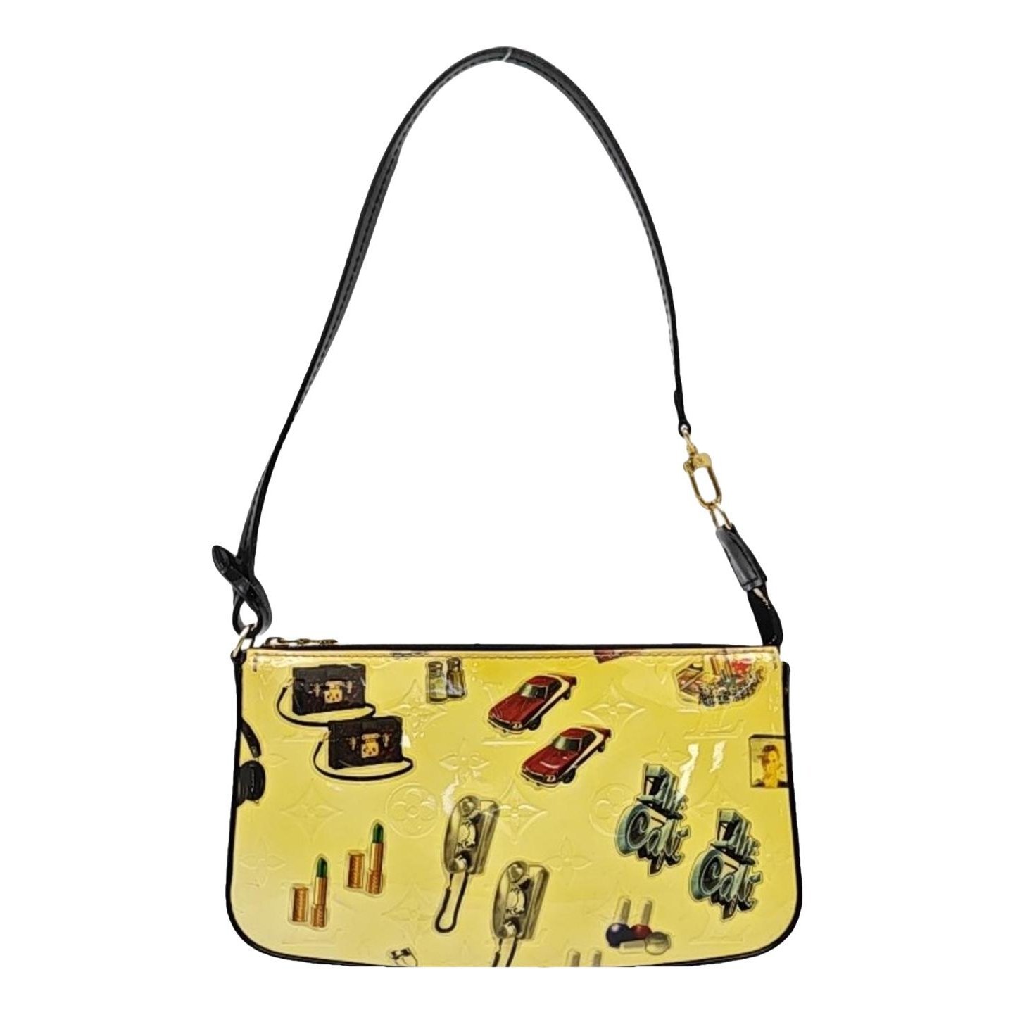 Louis Vuitton Maxi Multi Pochette Accessoires patent leather handbag
