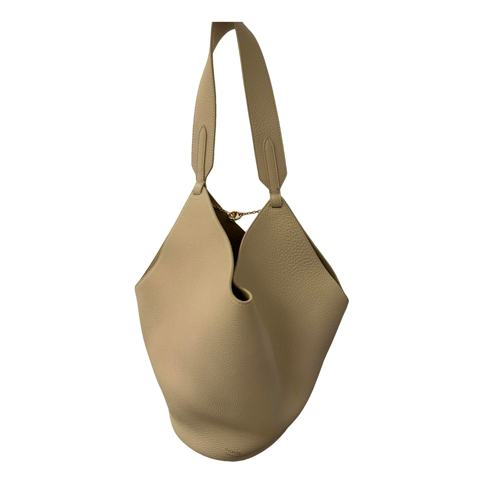 Lotus leather tote