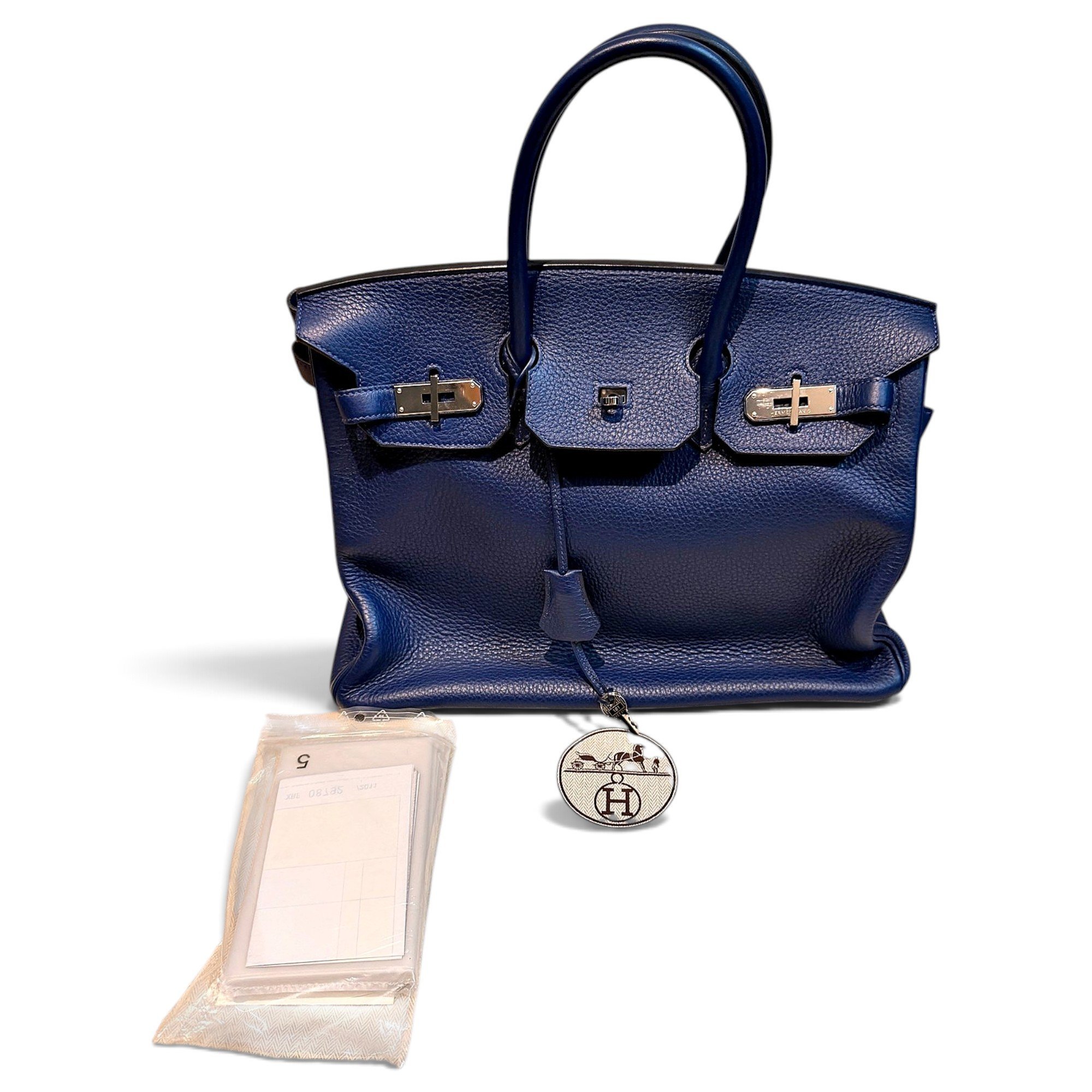 Birkin 35 leather handbag