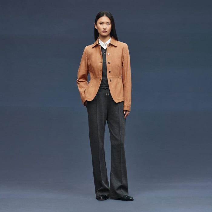 Marron Alezan Denim Equestrian Jacket