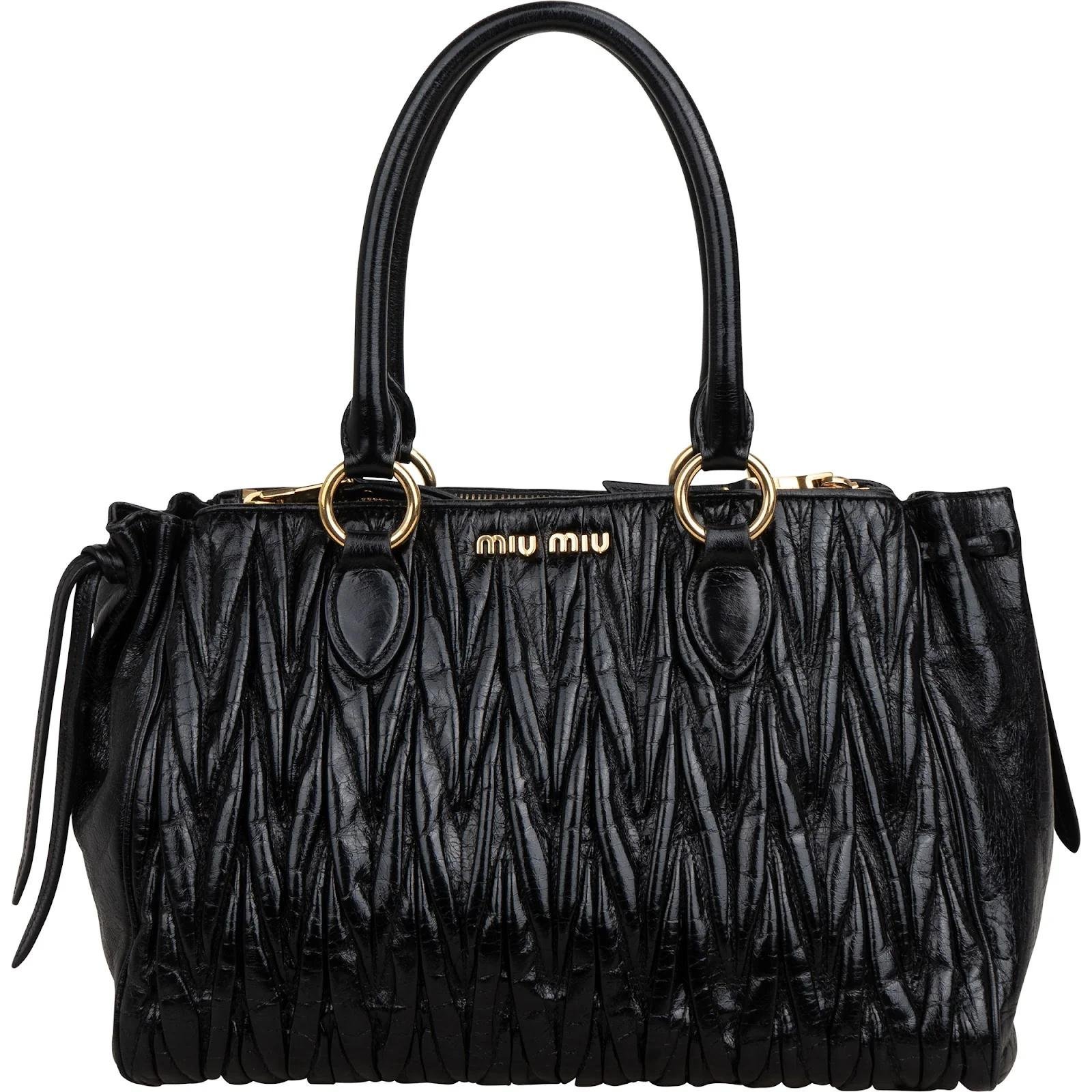 Matelassé leather handbag