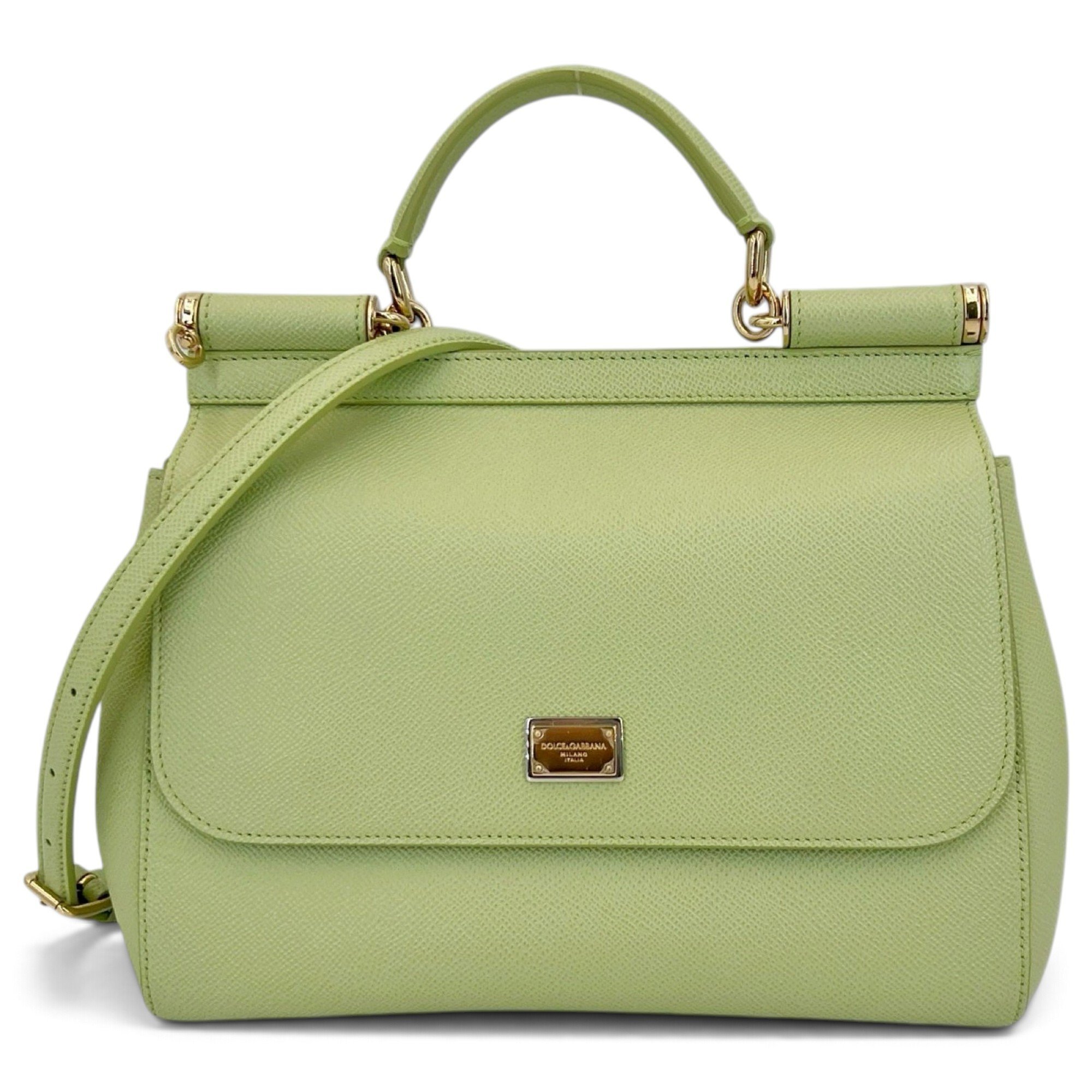 Dolce & Gabbana Sicily leather satchel