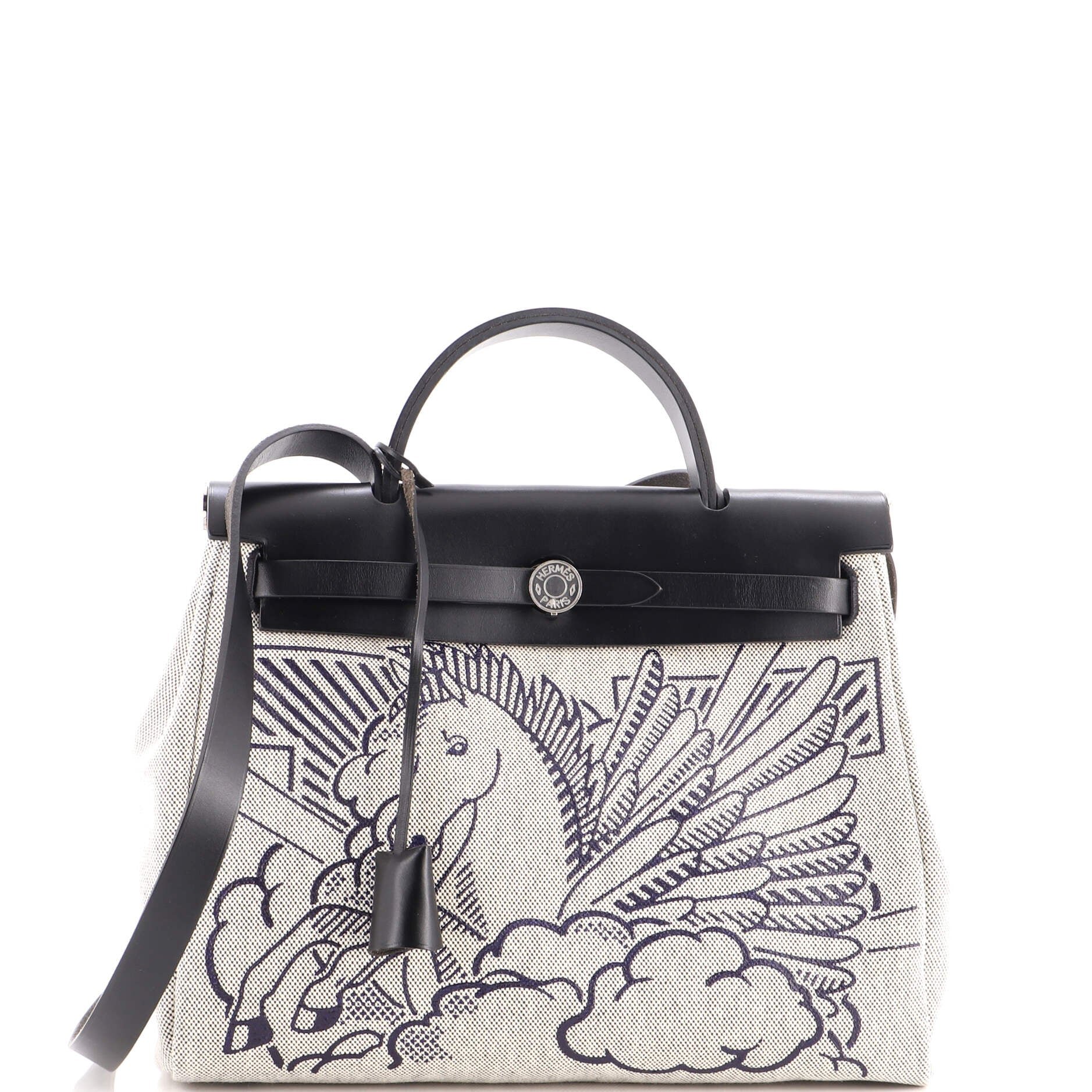 Herbag Zip Pegase Pop Toile and Leather 31