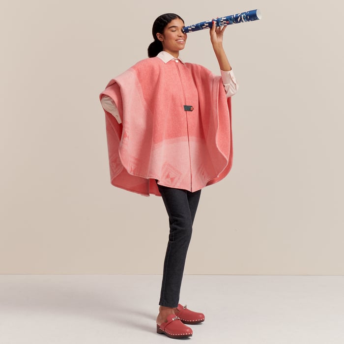 Warm Colors Wool Cape