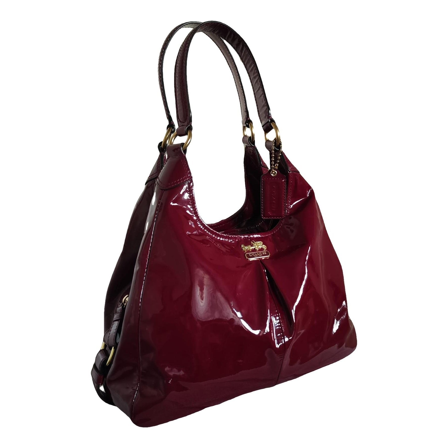Madison patent leather handbag