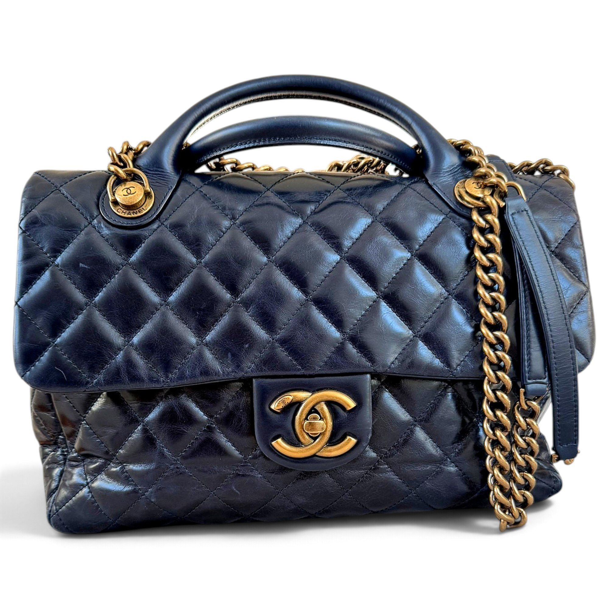 Leather handbag