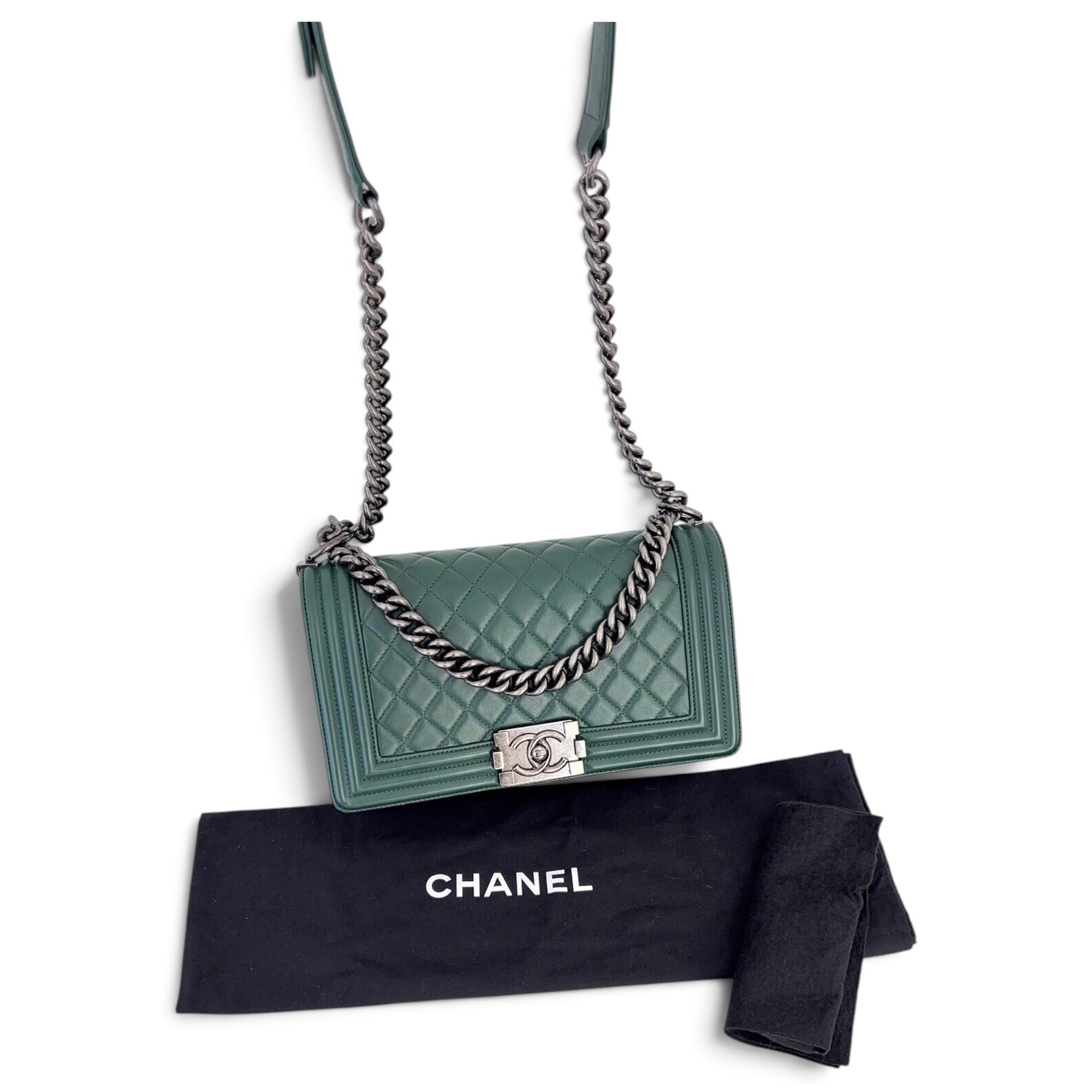 Boy leather crossbody bag
