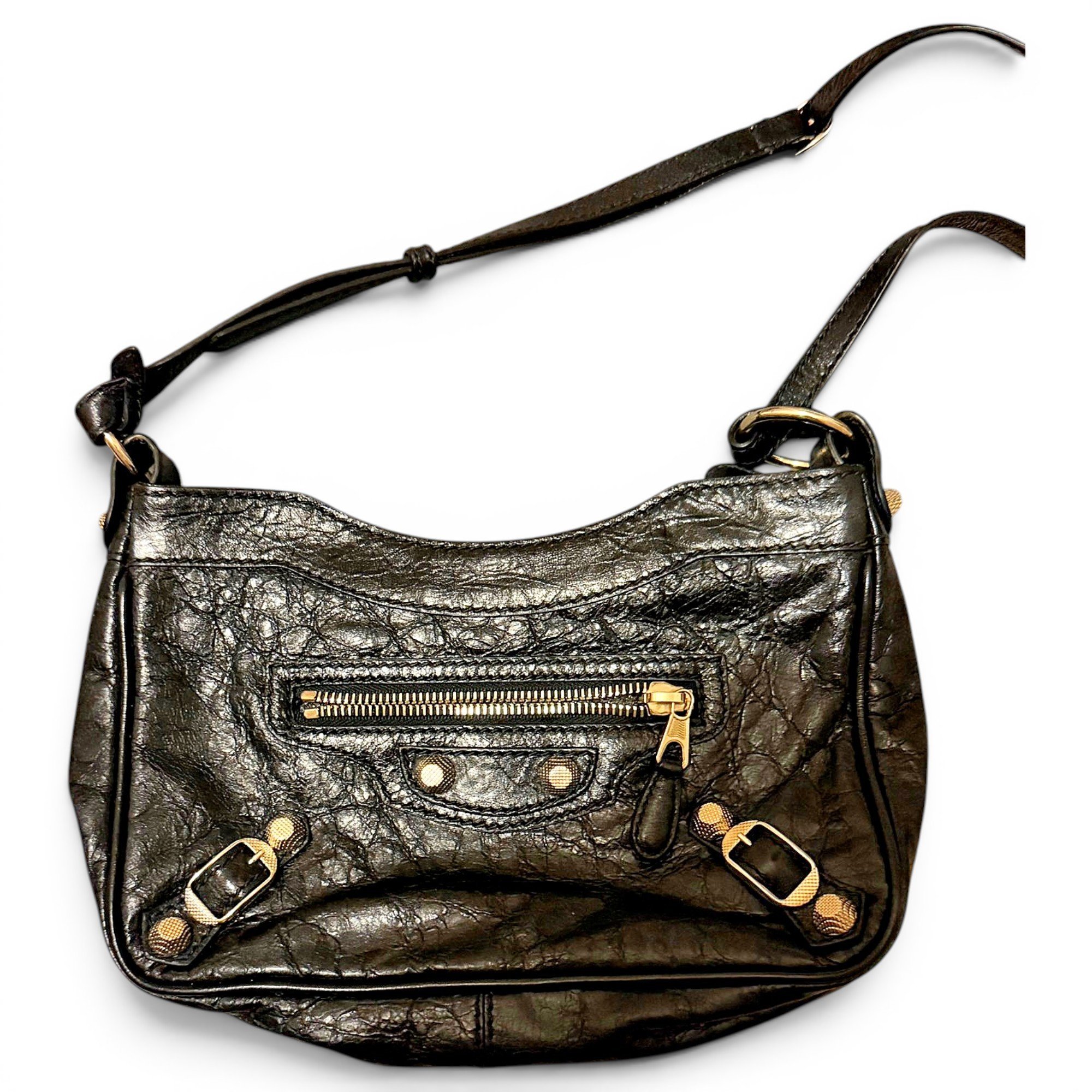 Balenciaga Hip leather handbag