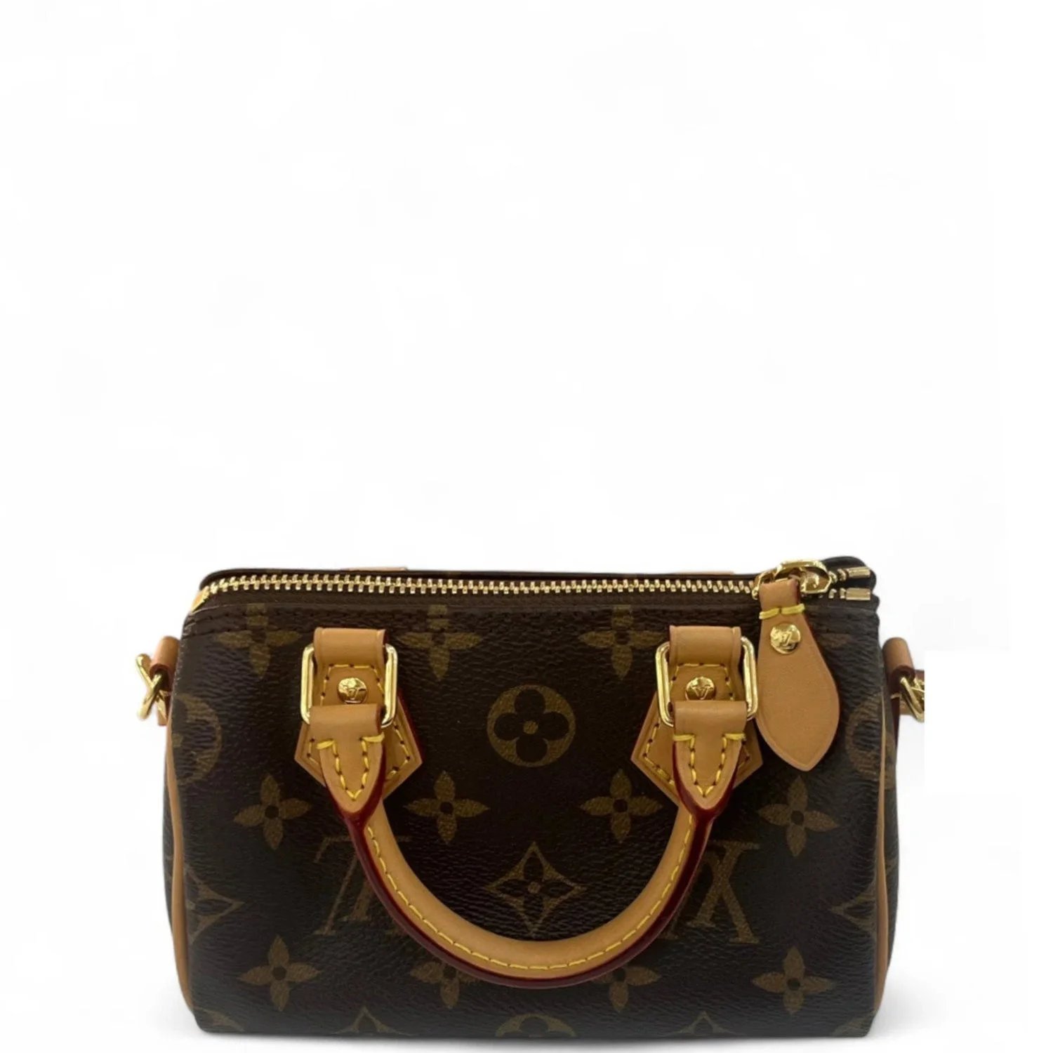 Louis Vuitton Coated Canvas Speedy Bandouliere Nano 2024