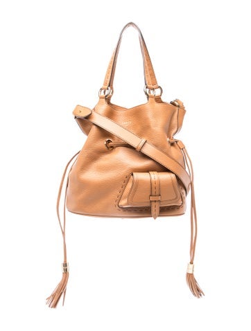 Leather Bucket Bag