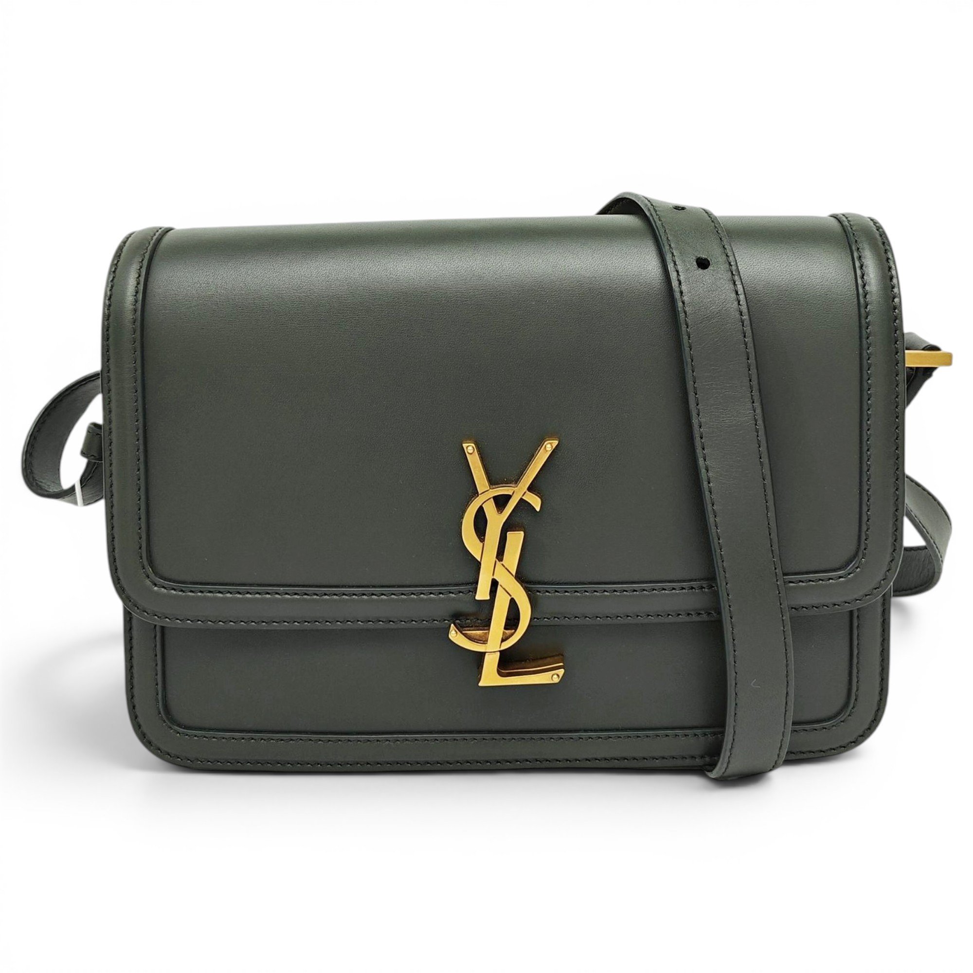 Solférino leather handbag
