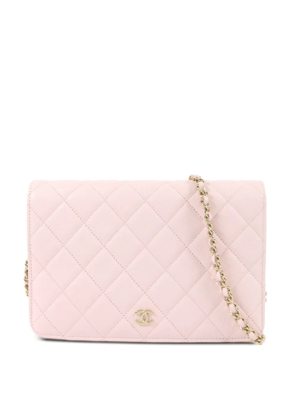 CC quilted shoulder bag
