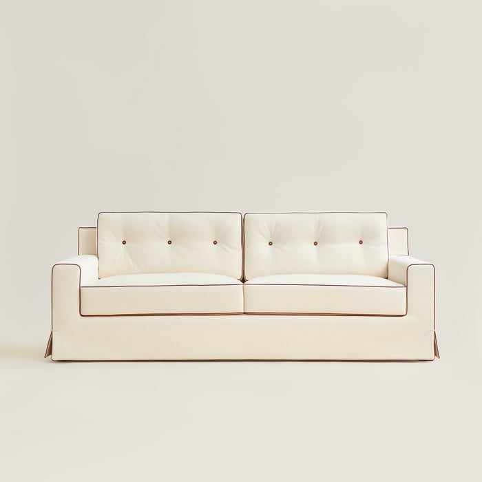 Écru Sofa Contour d'Hermès 2-seater