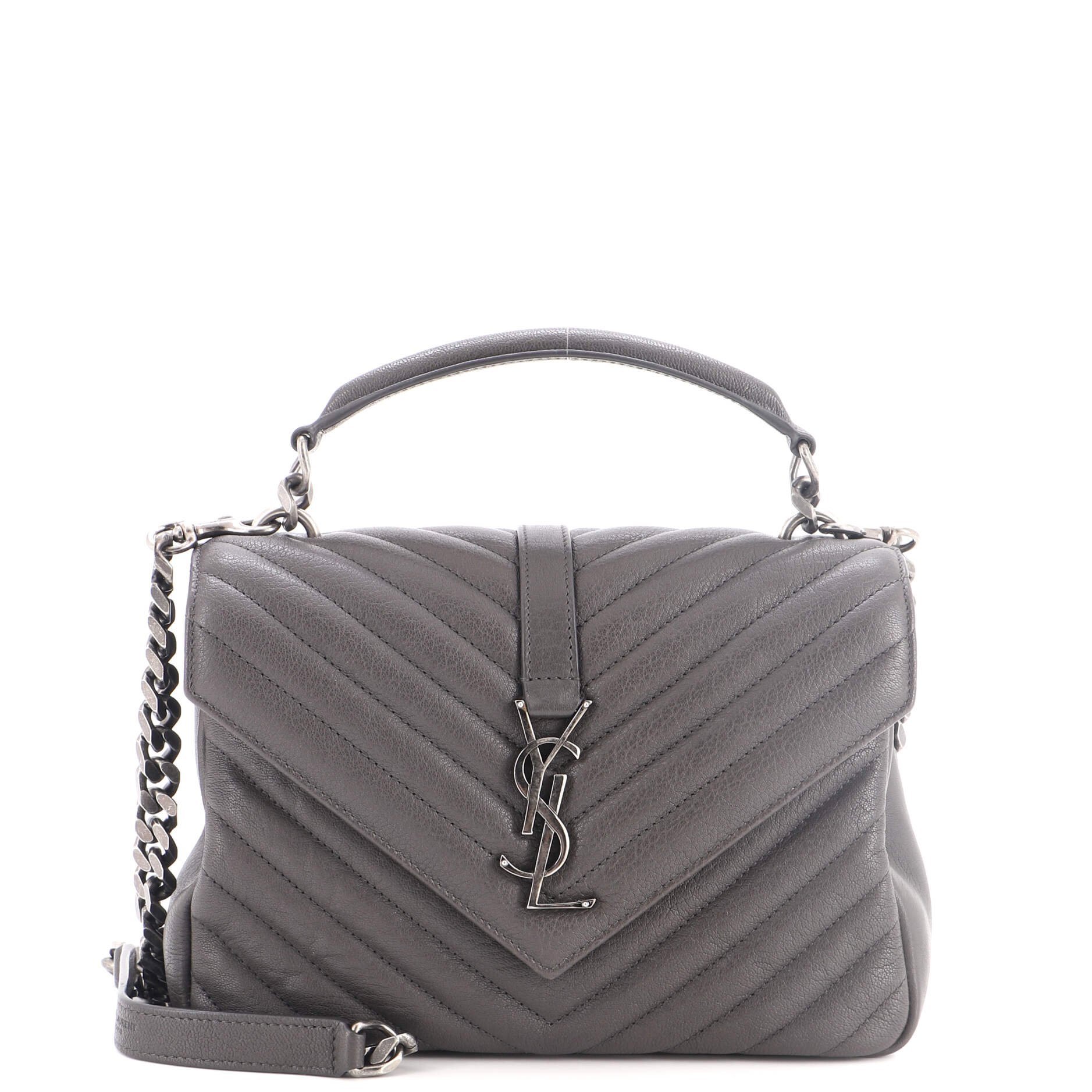 Collége monogramme leather crossbody bag