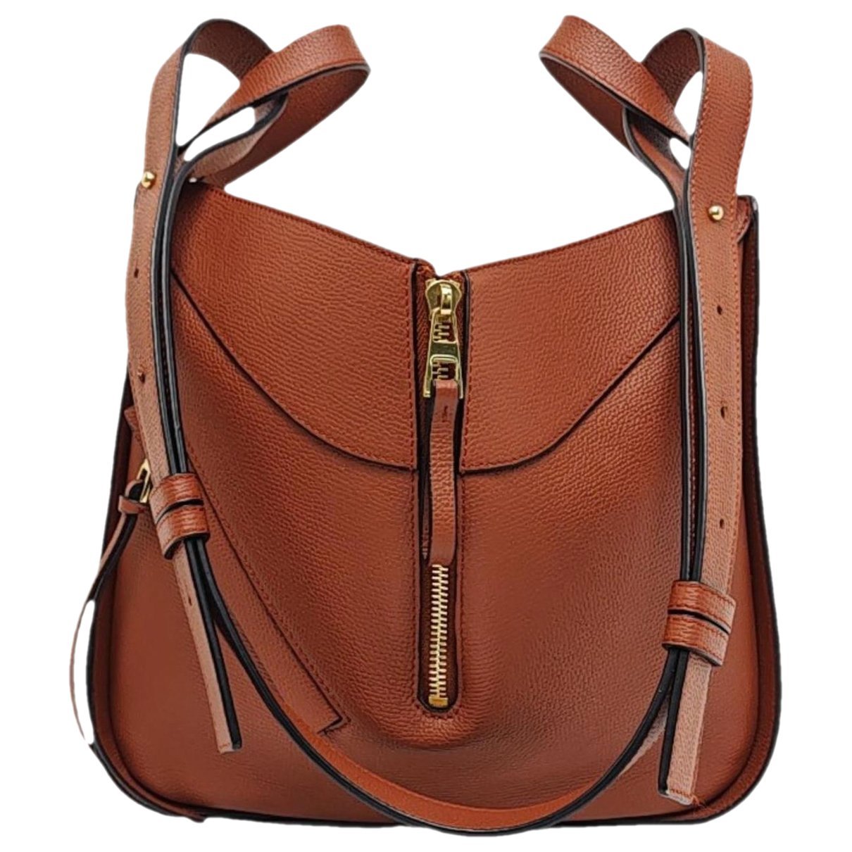 Hammock leather crossbody bag