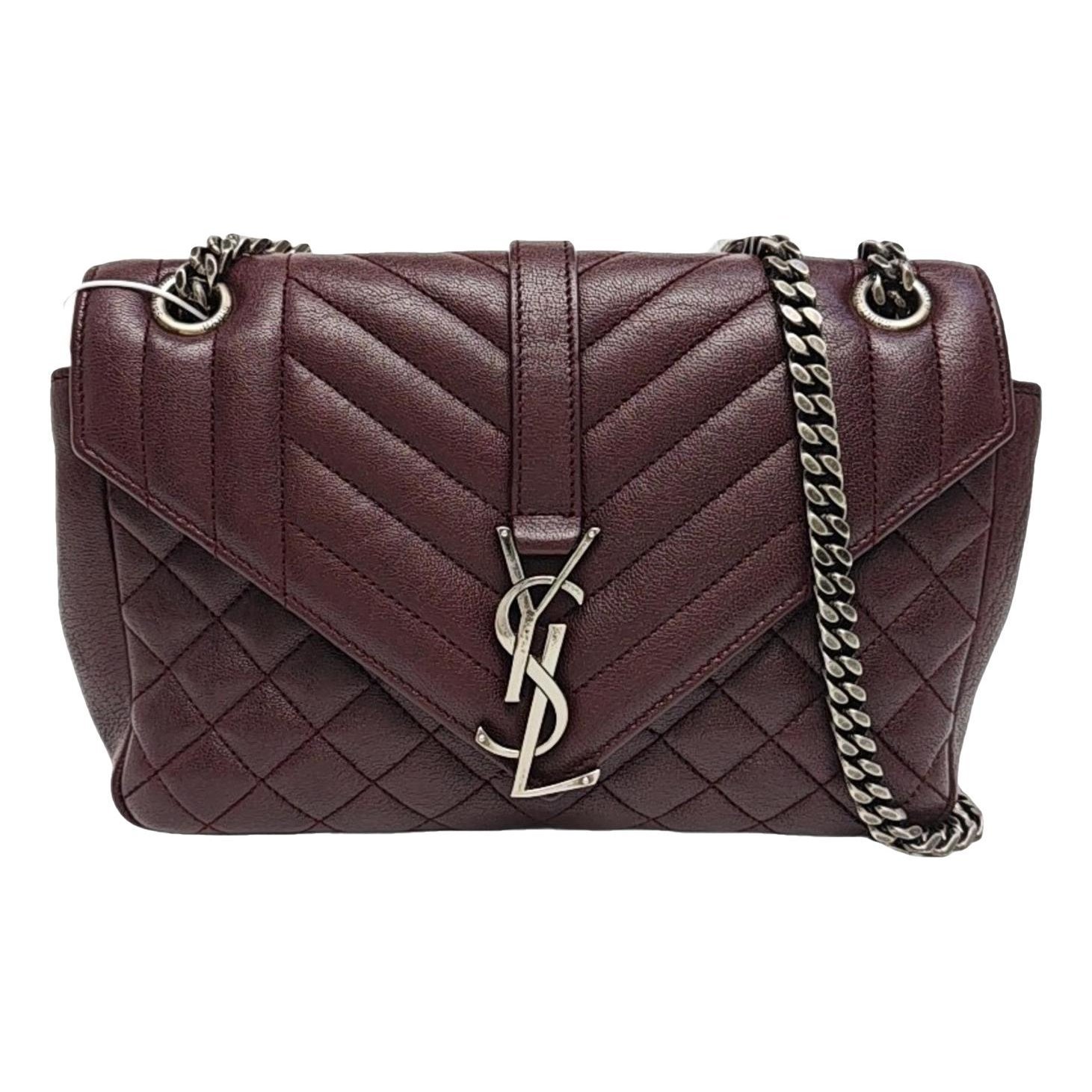 Envelope leather handbag