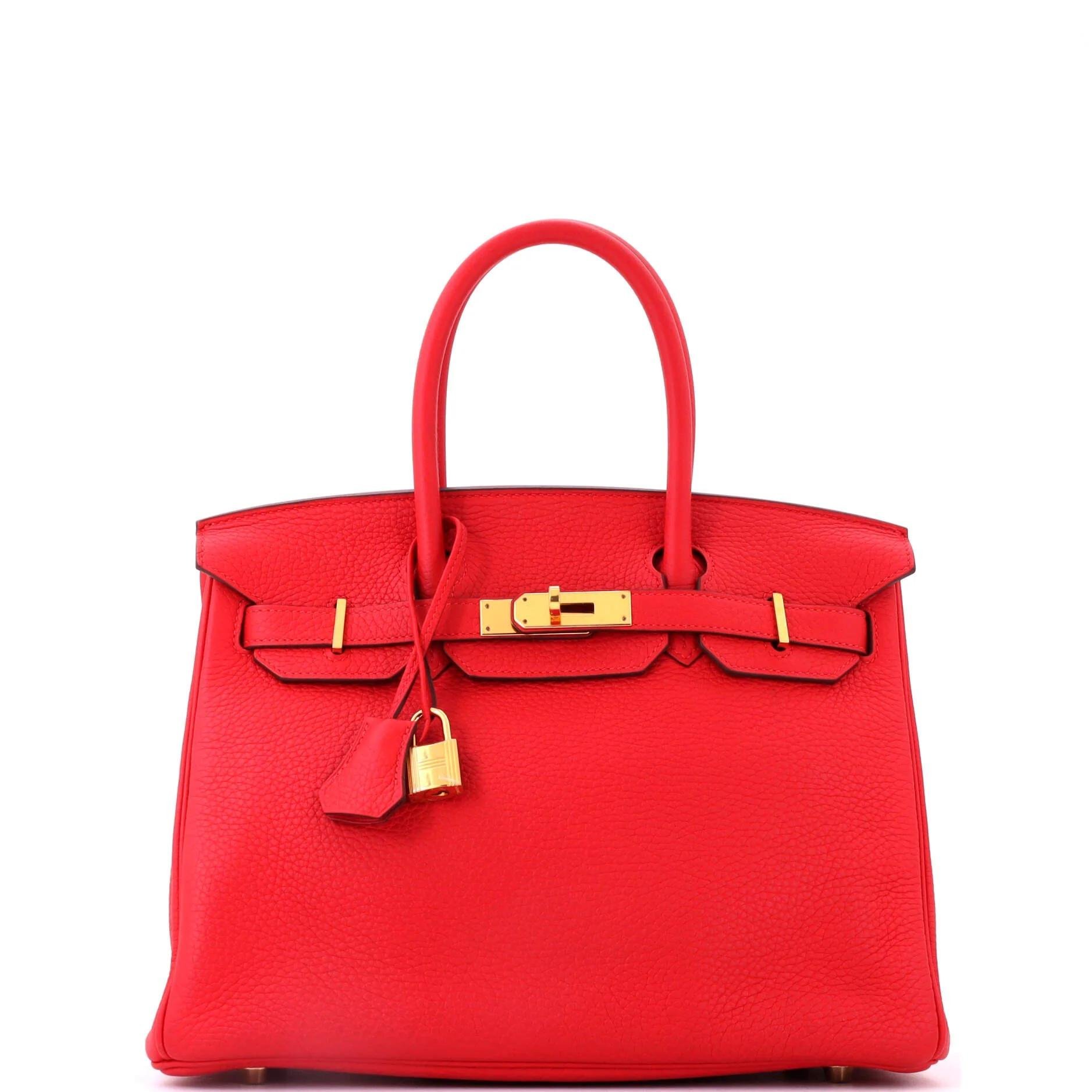 Birkin 30 leather handbag
