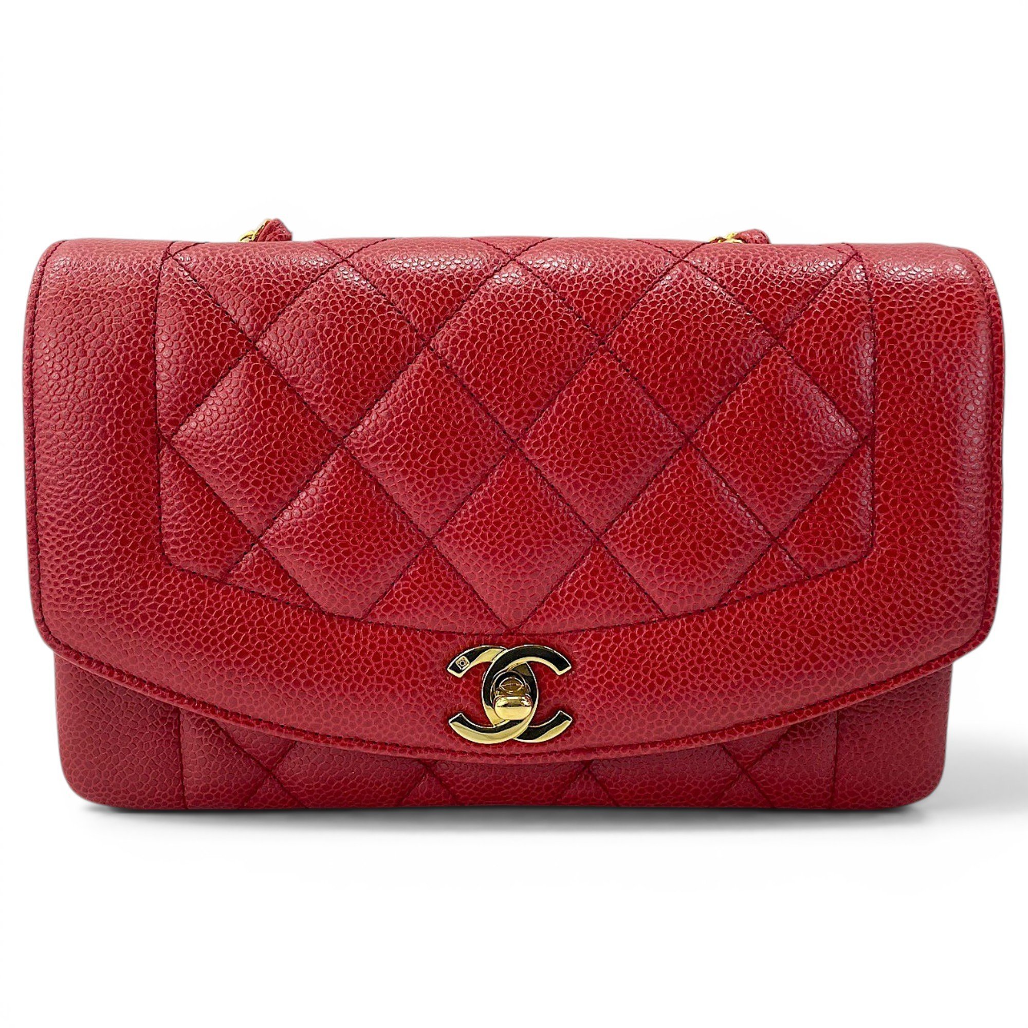 Diana leather clutch bag