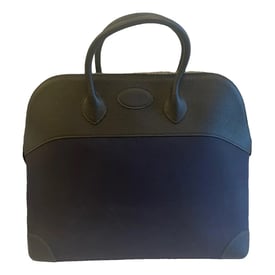 Hermes Bolide Handbag Black Leather