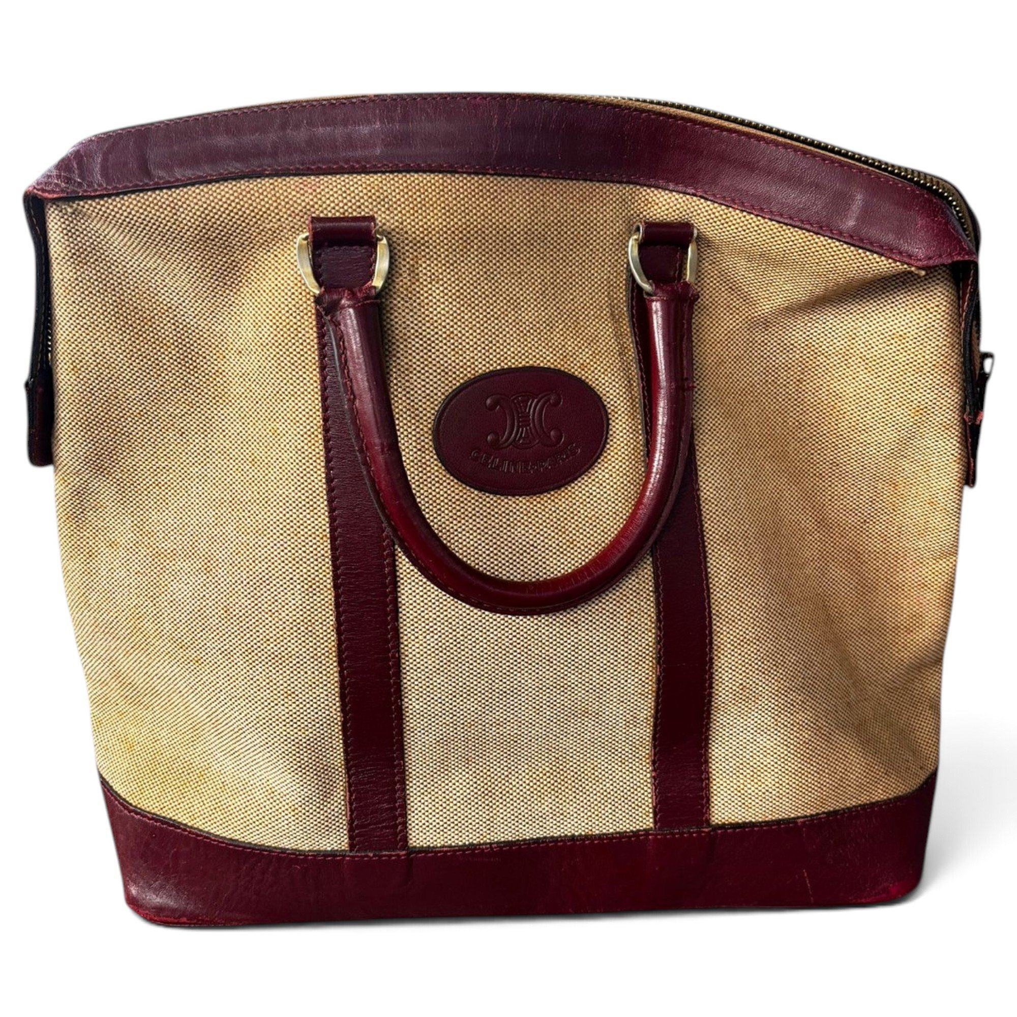 Leather tote