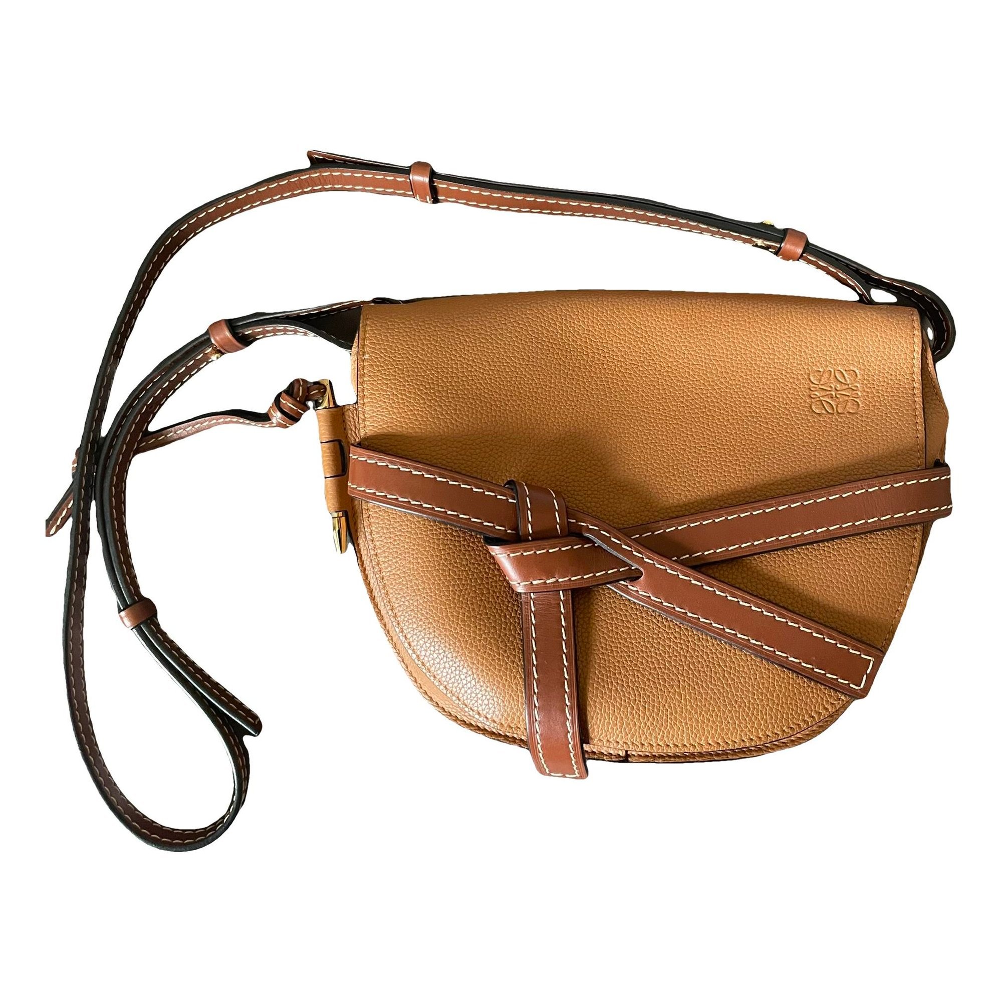 Gate leather crossbody bag