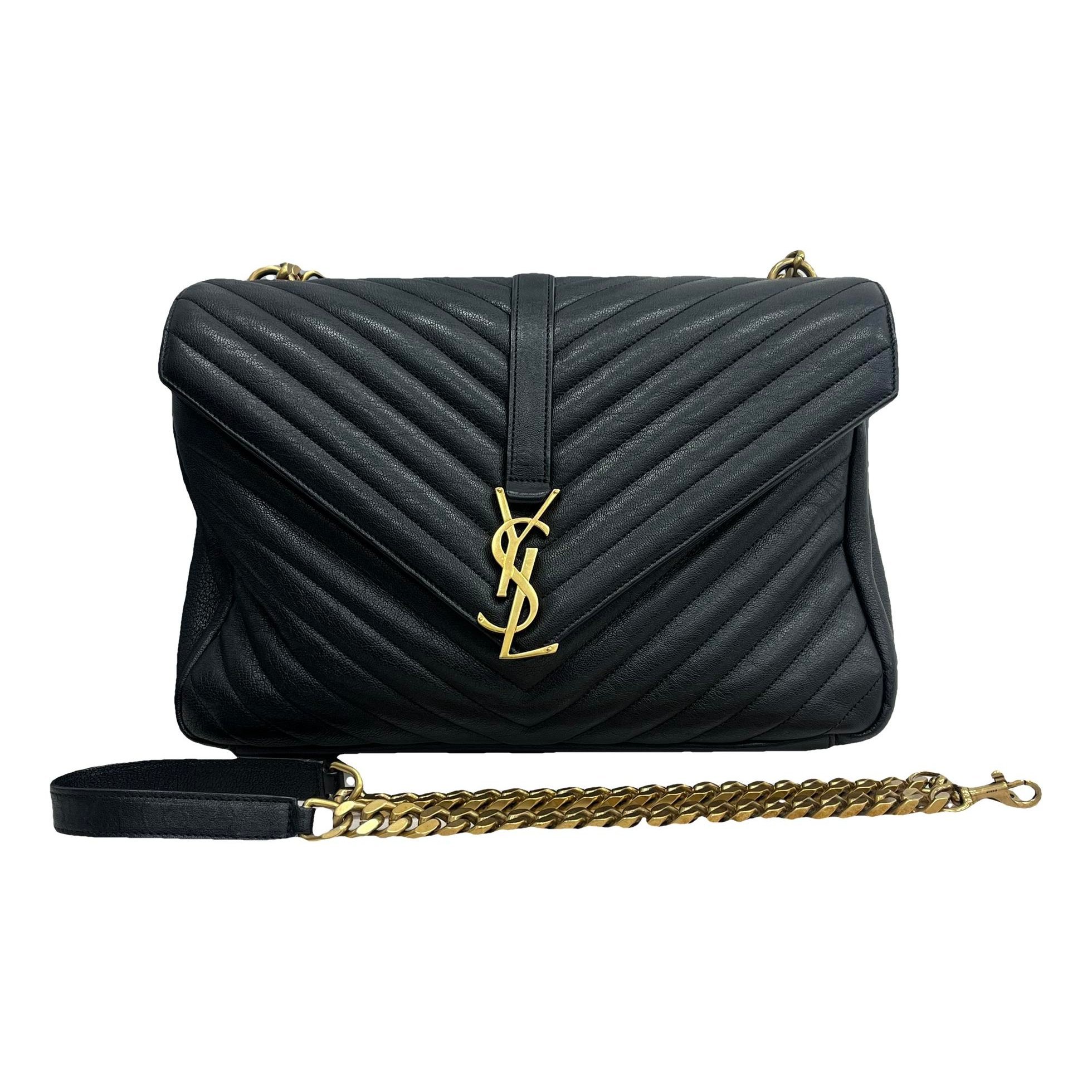 Collége monogramme leather handbag