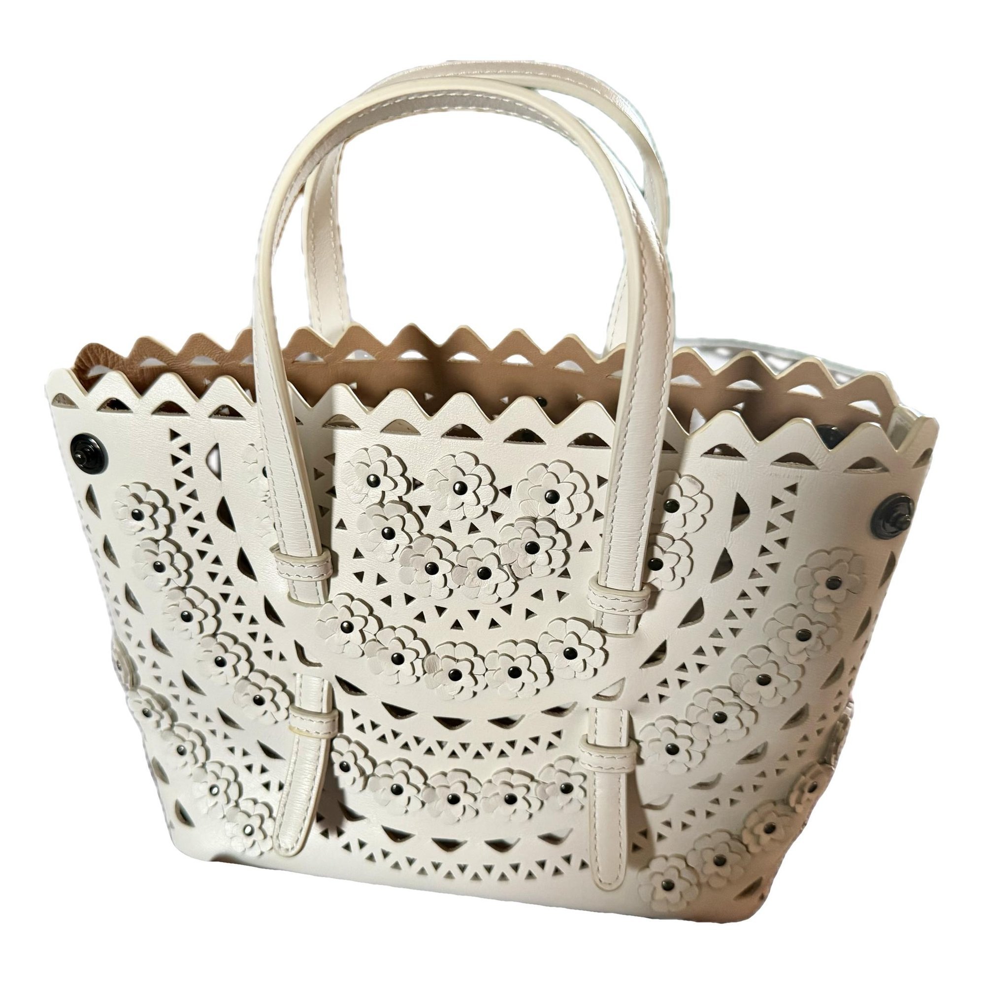 Mina leather handbag