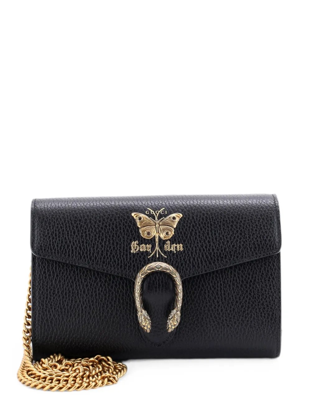 Garden Dionysus Chain Wallet Embellished Leather crossbody bag