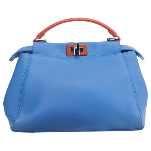 Peekaboo leather handbag