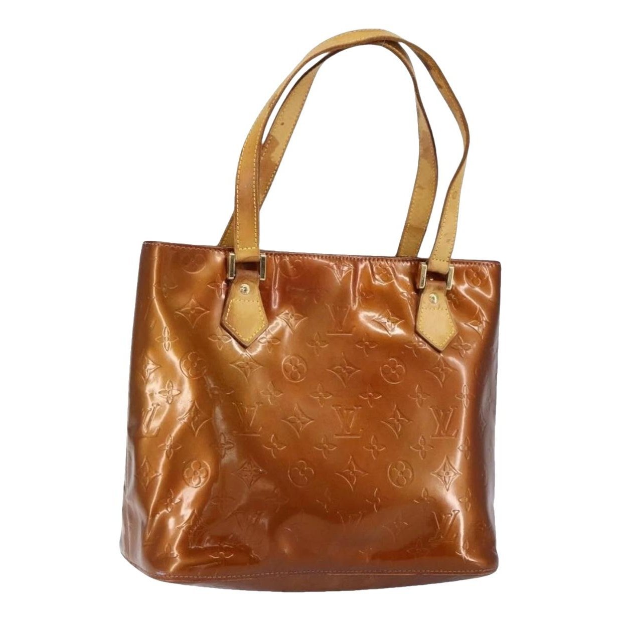 Patent leather handbag