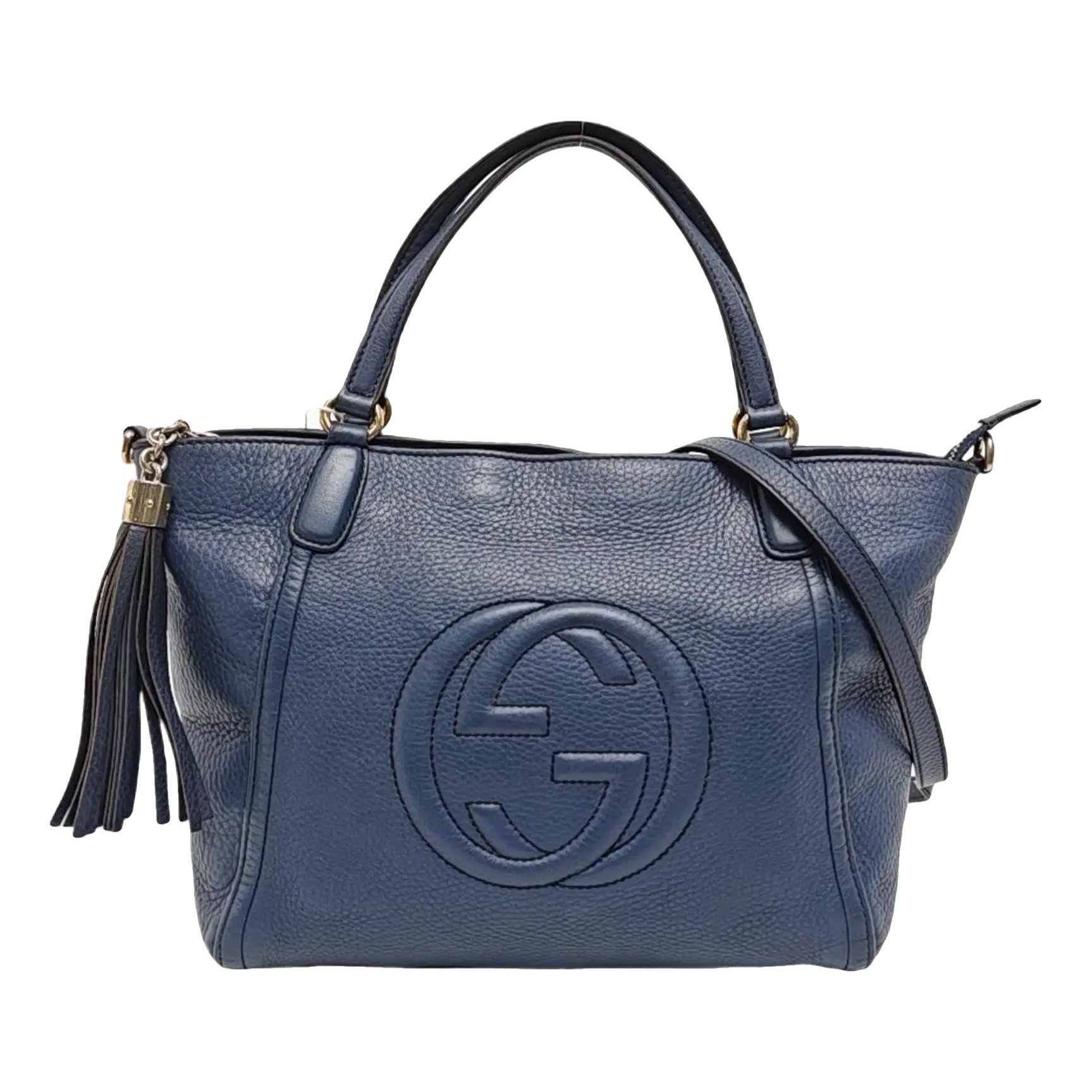 Soho Top Handle leather handbag