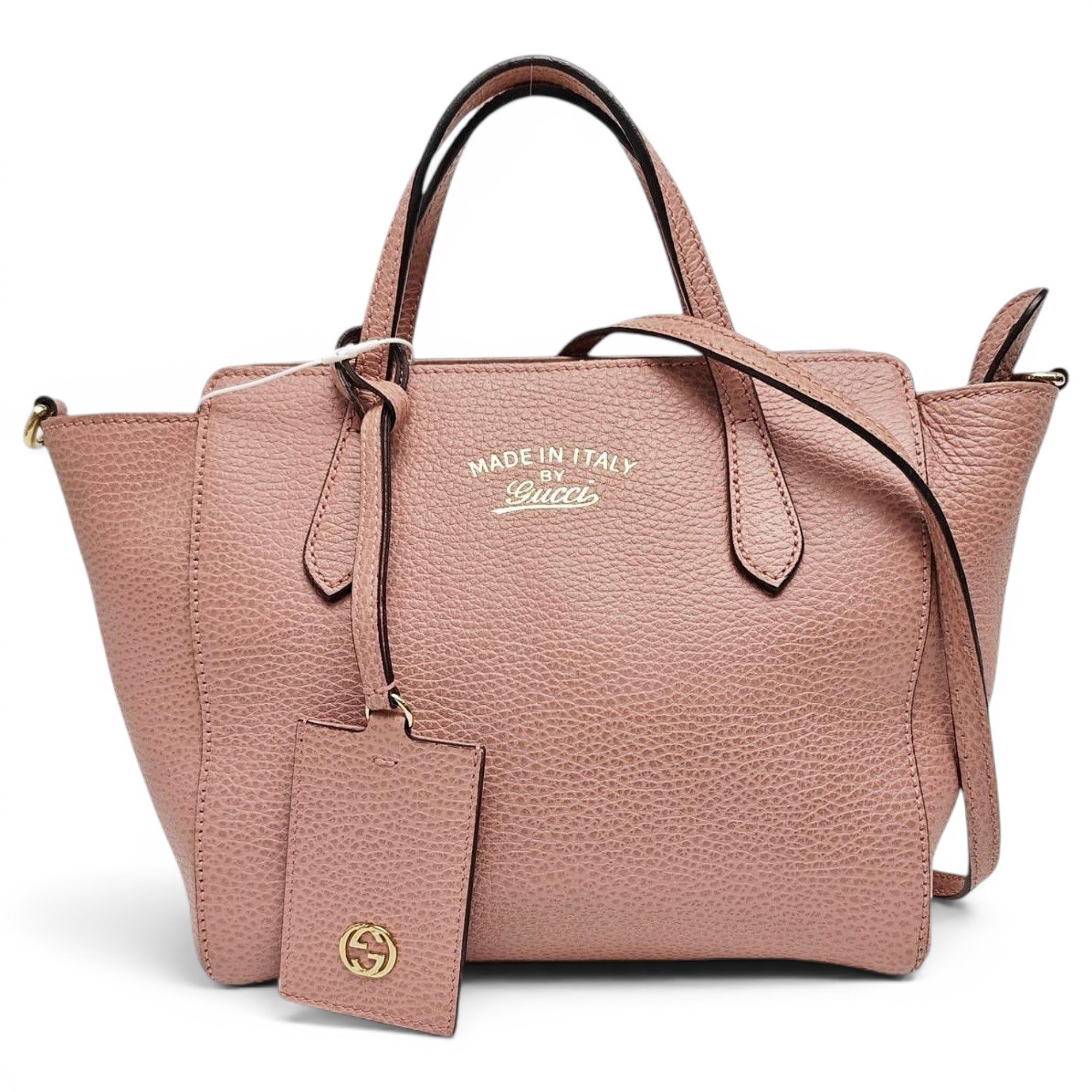Swing leather handbag